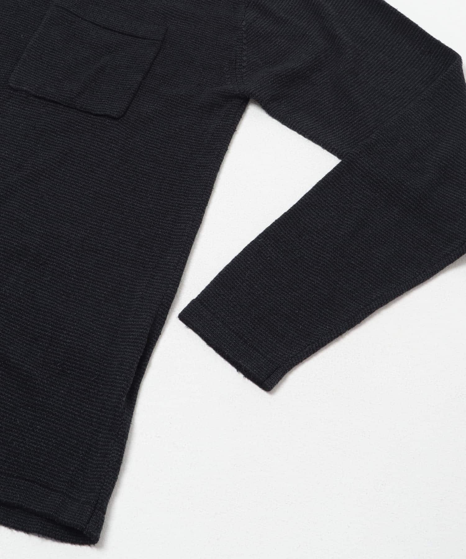 SANMONT　シルクニット長袖クルーネック DARKNAVY 1