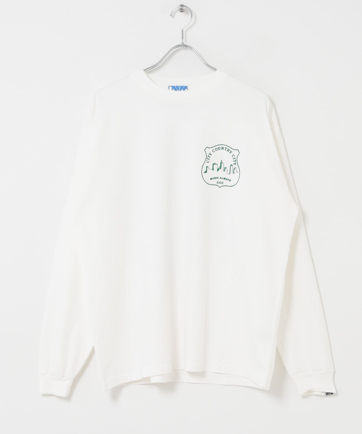 CITY COUNTRY CITY　L/S SHIRT MUSIC ALWAYS