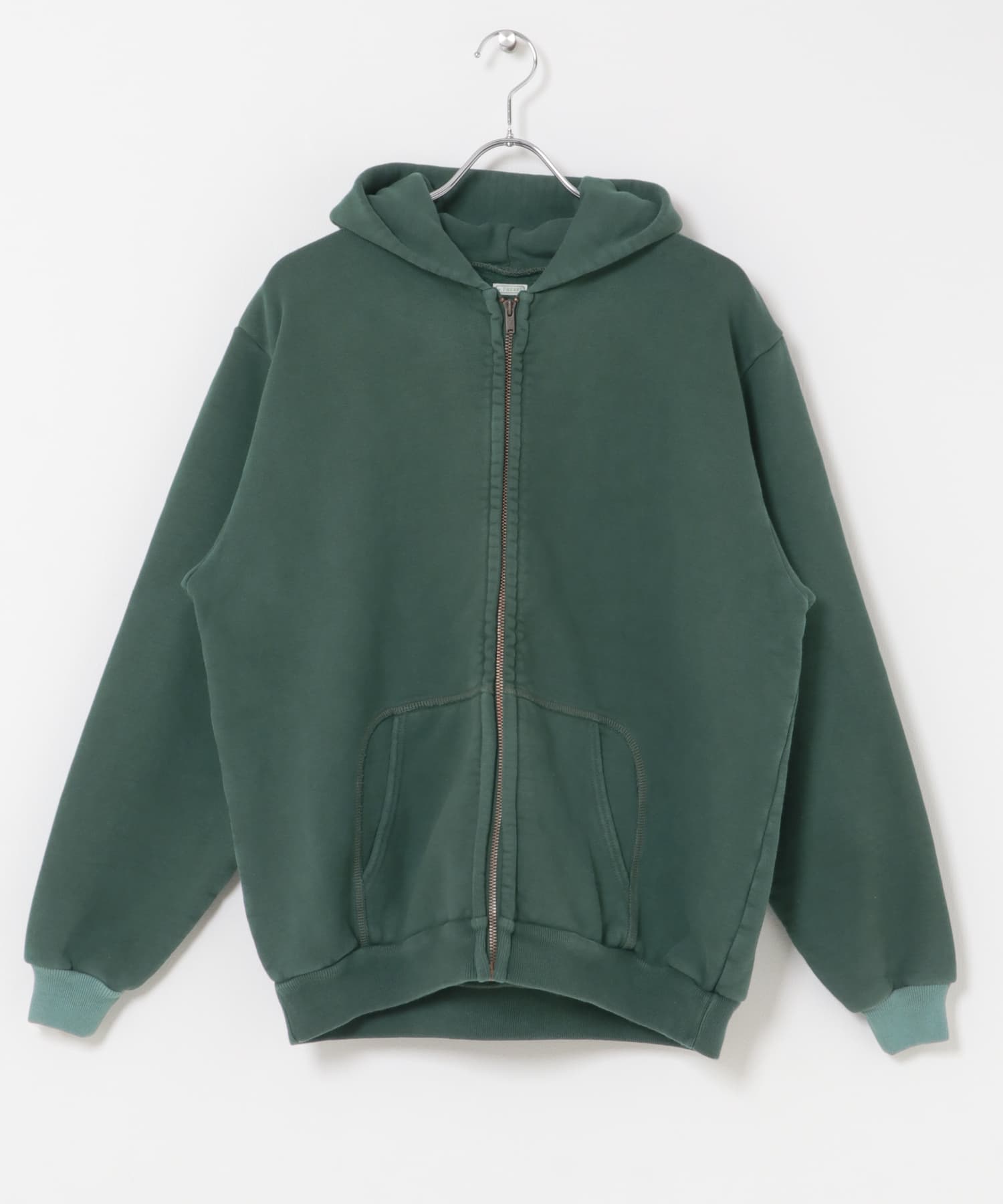 A PRESSE　Vintage Zip Sweat Hoodie GREEN 2