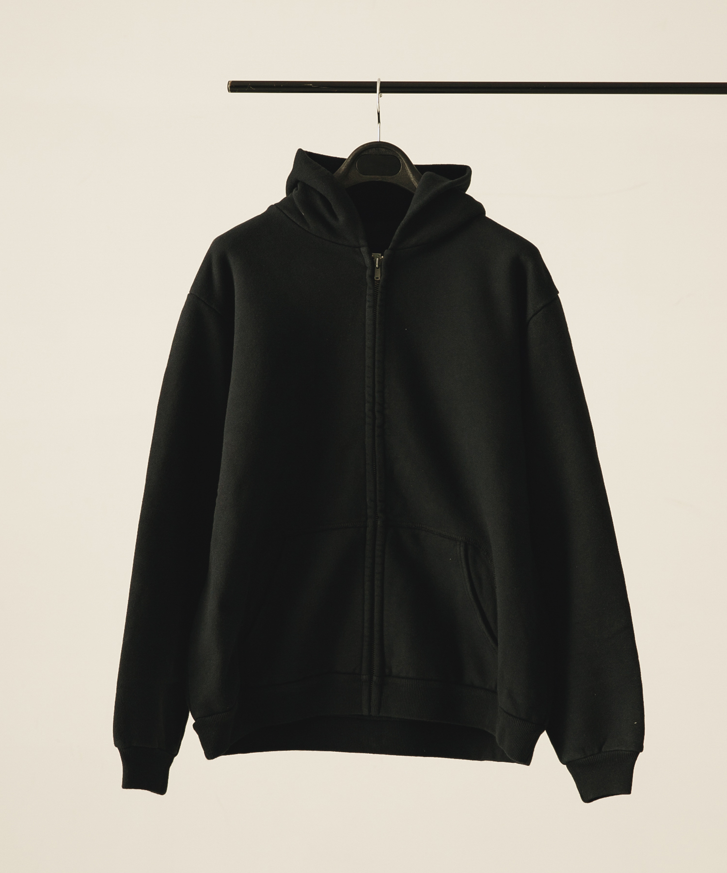 A PRESSE　Vintage Zip Sweat Hoodie BLACK 2