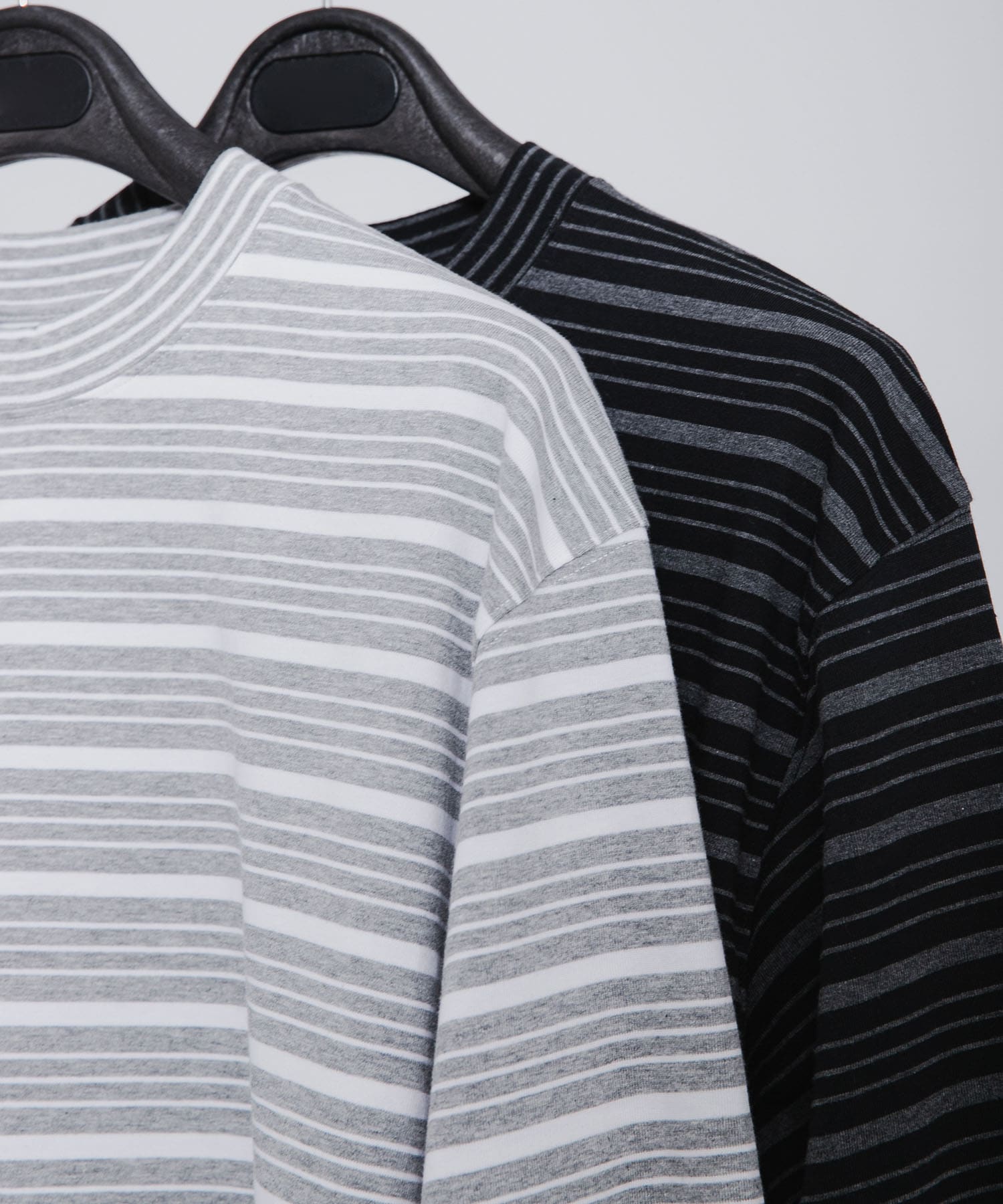 ES.U　Border LS T-Shirt GY BORDER M