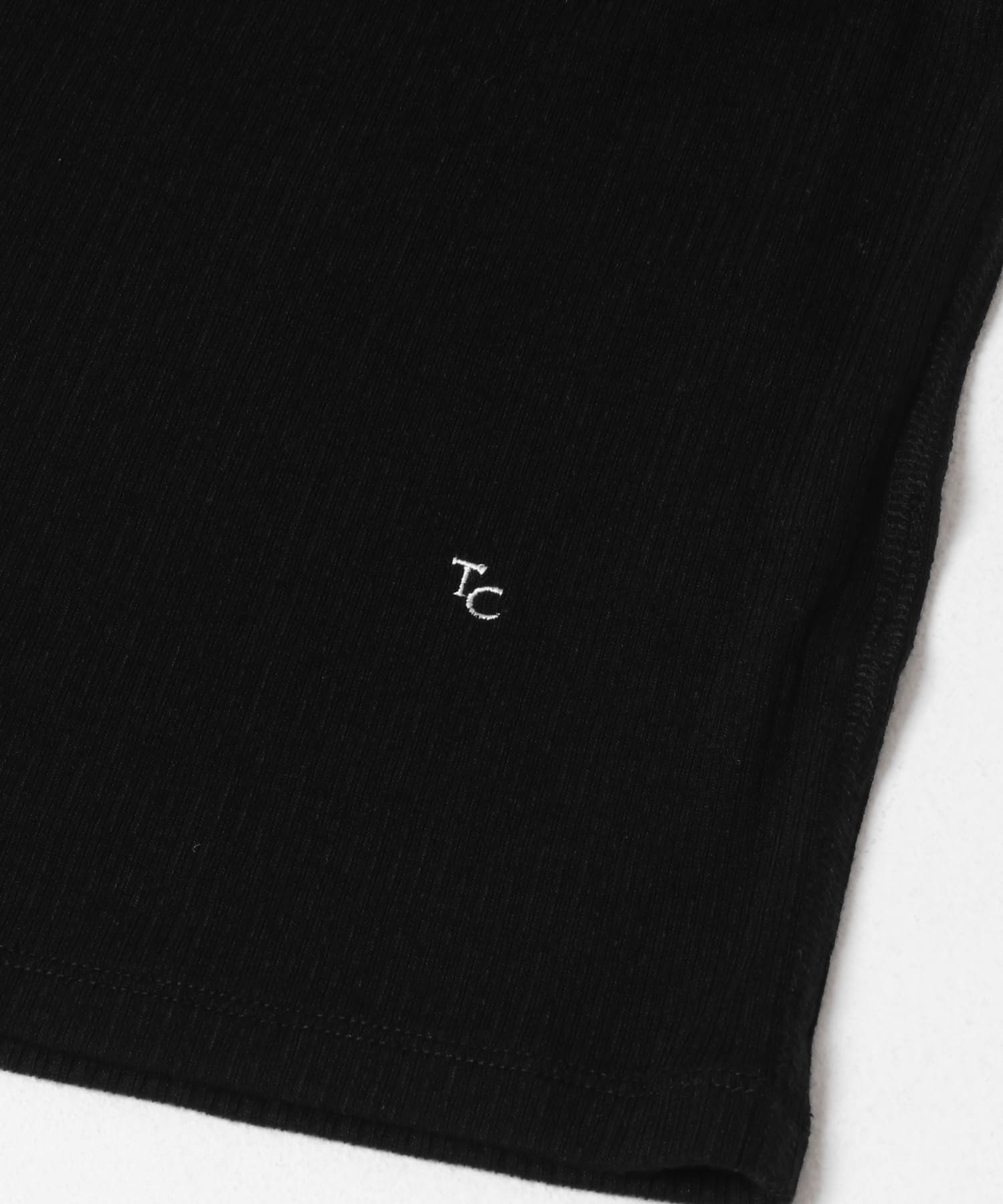 TanC TOKYO　FEEL GOOD RIB SHORT SKINTOP BLACK Free