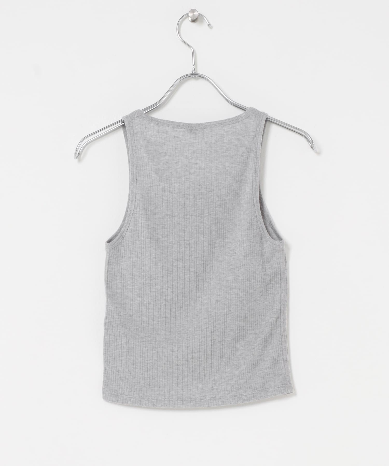TanC TOKYO　FEEL GOOD RIB SHORT SKINTOP GREY Free