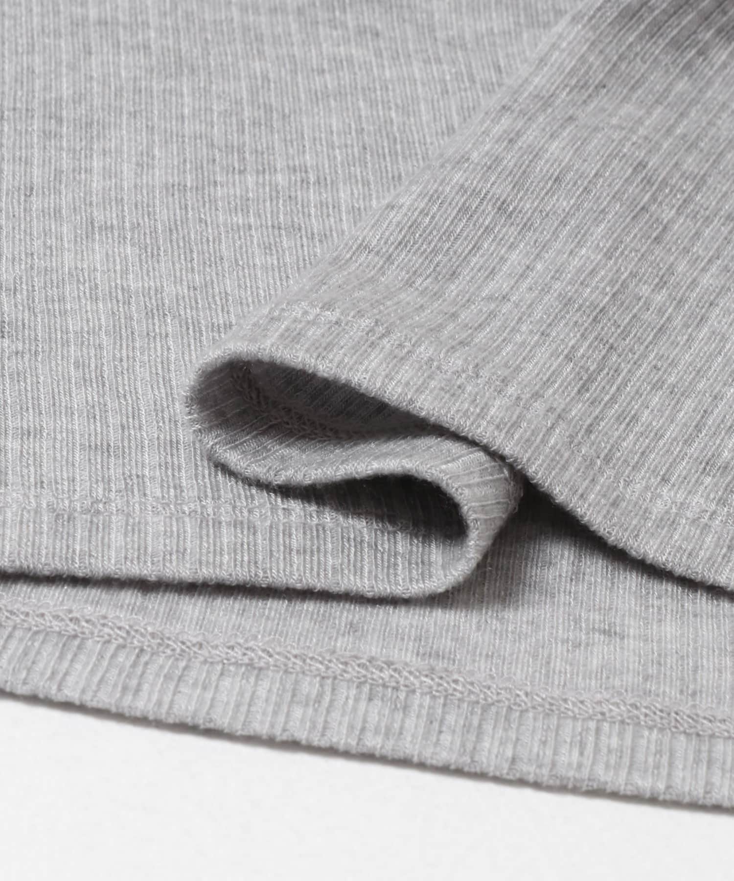 TanC TOKYO　FEEL GOOD RIB SHORT SKINTOP GREY Free