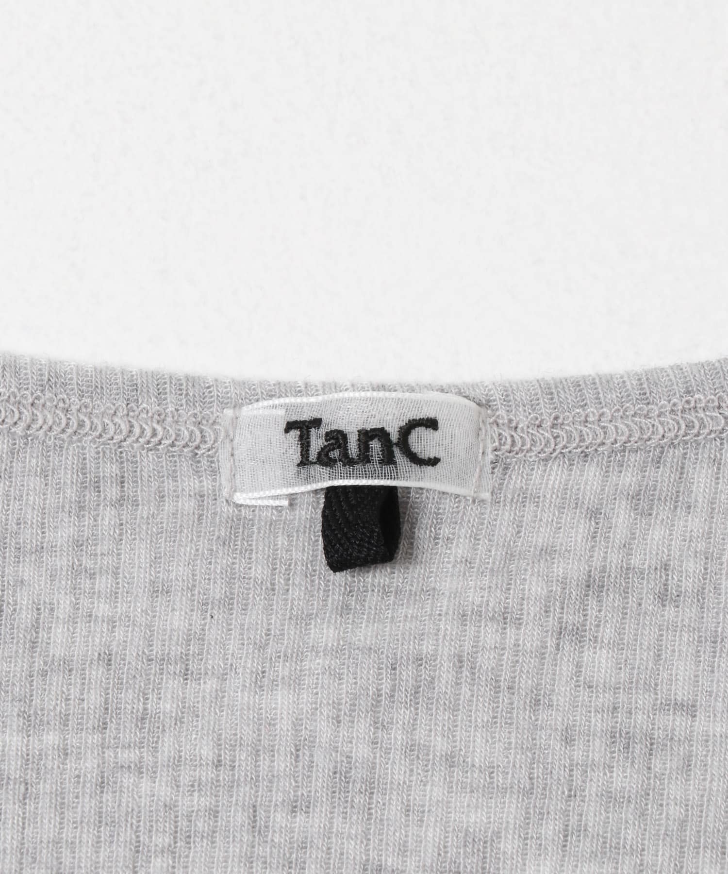 TanC TOKYO　FEEL GOOD RIB SHORT SKINTOP GREY Free