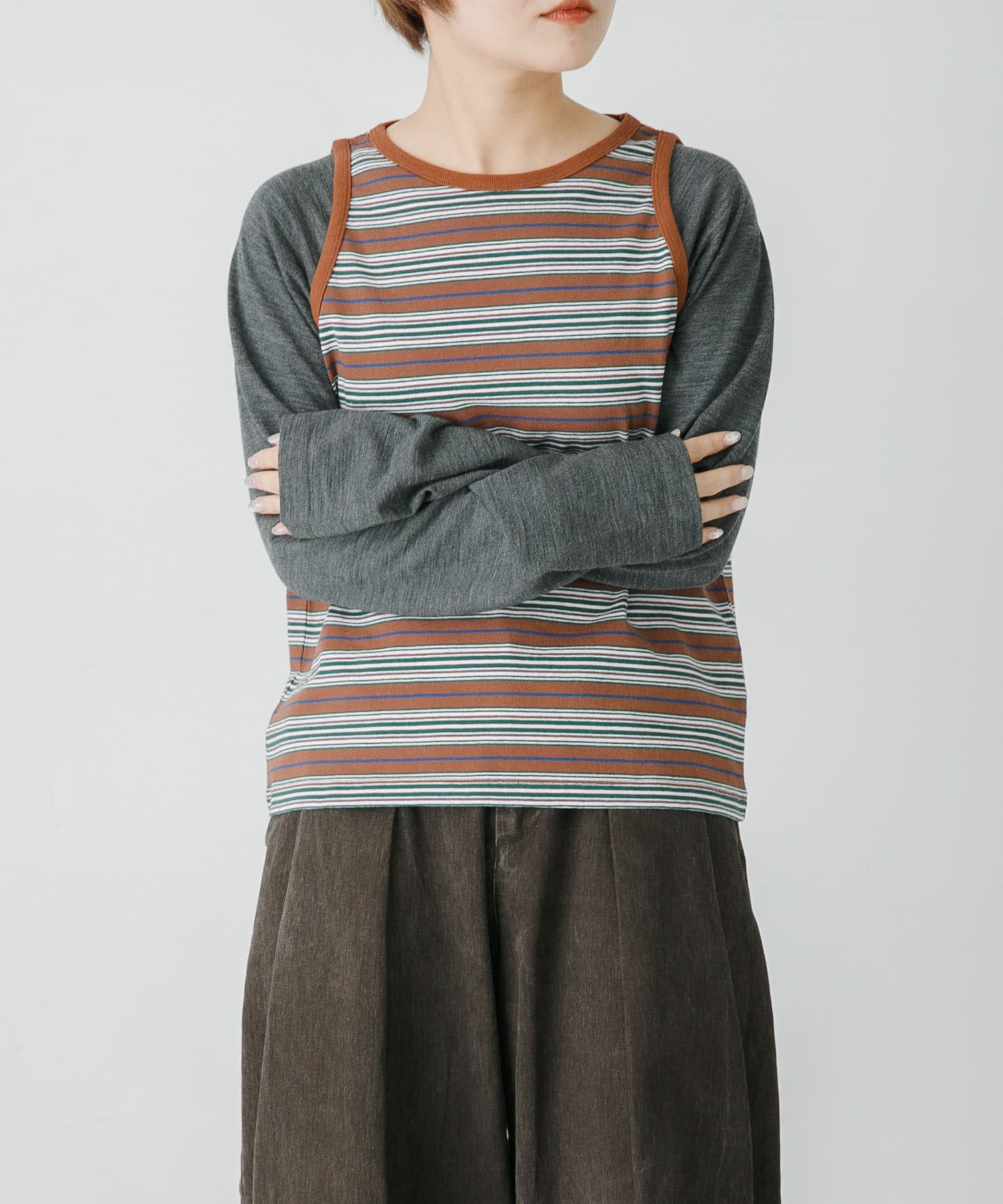 model : 155cm 着用サイズ : Free