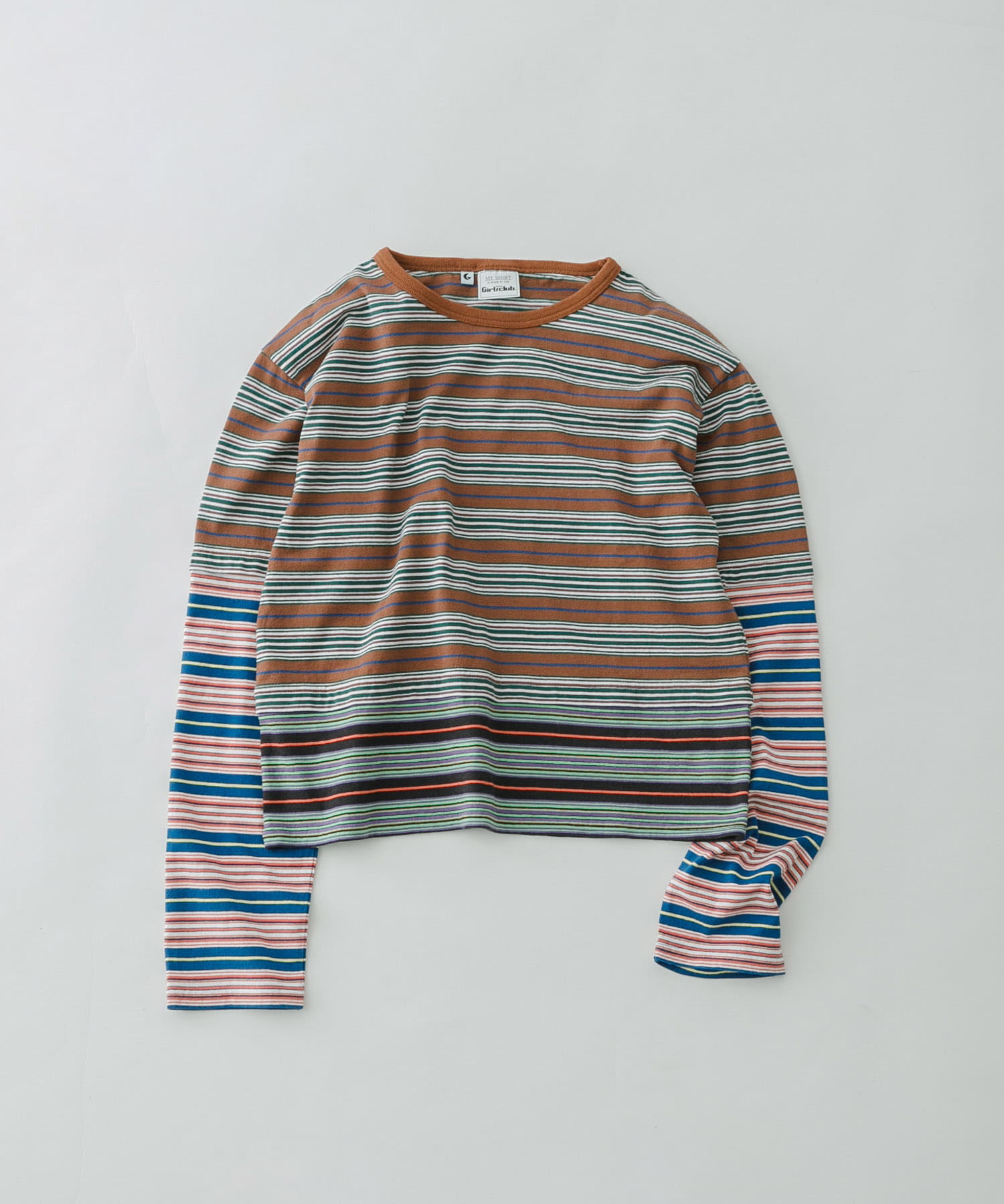Girls department Club　W.TRIPLE BORDER LAYER LS