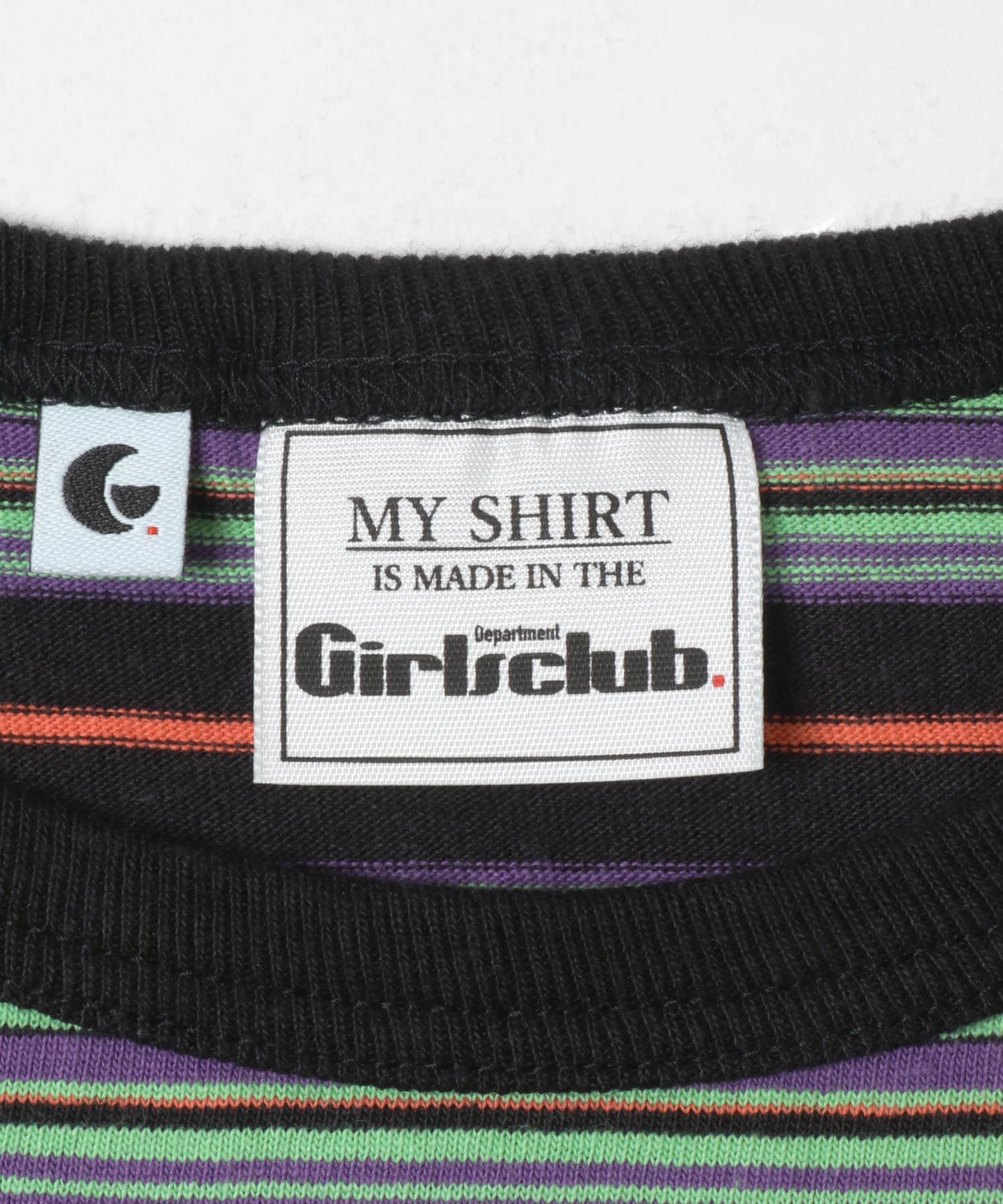 Girls department Club　W.TRIPLE BORDER LAYER LS BLACK Free