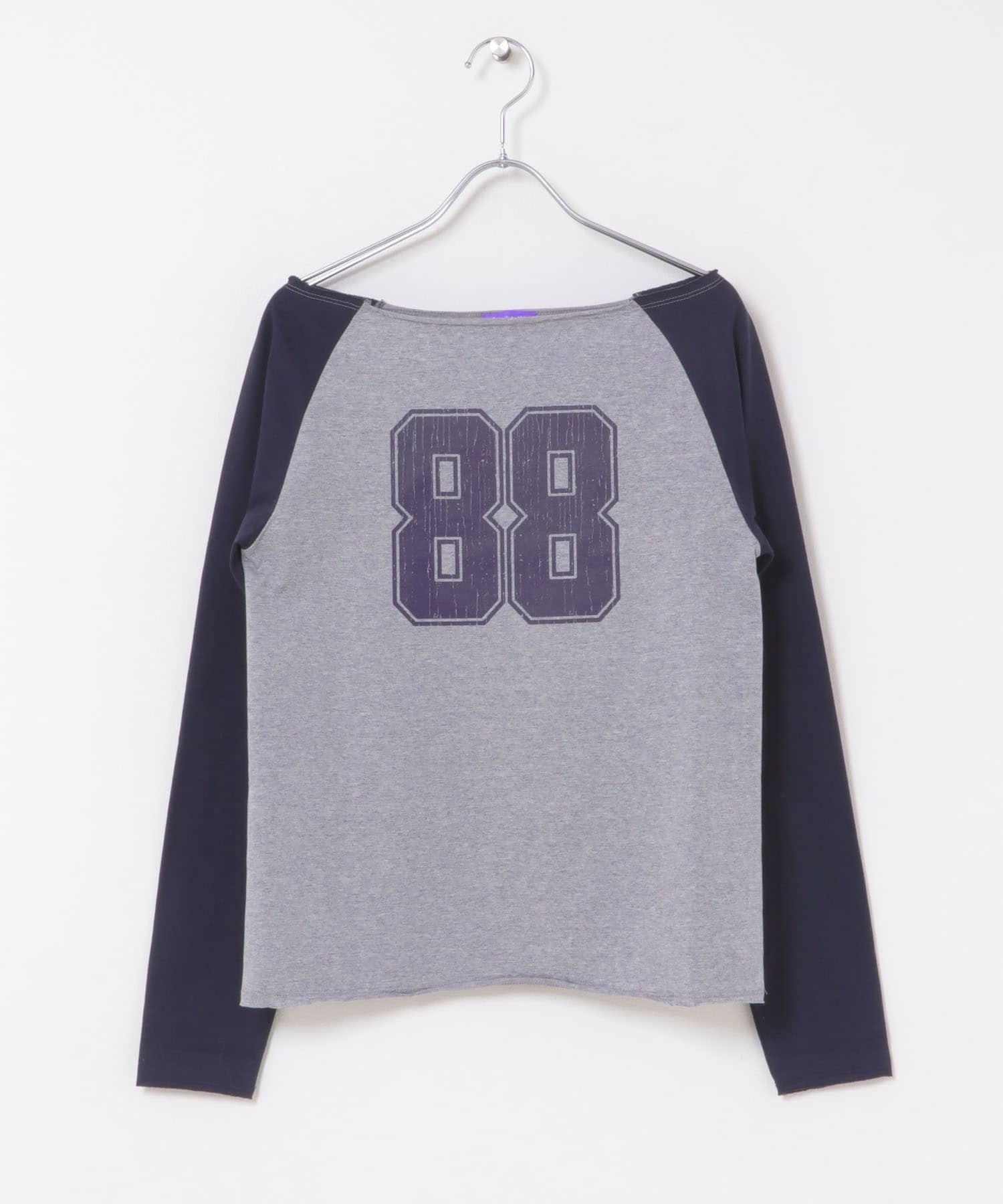 COOME　W.RAGLAN CUT OFF TEE