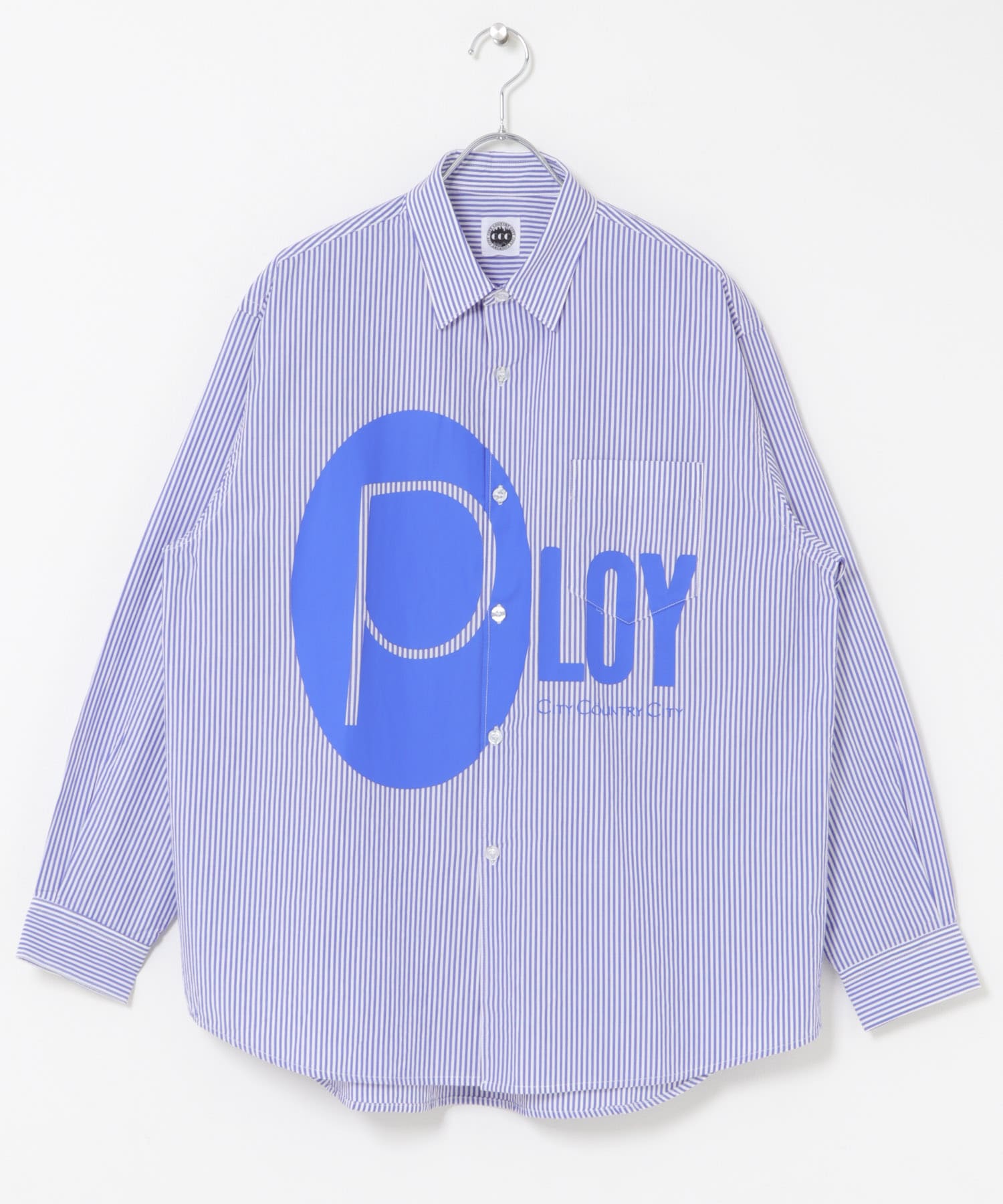 CITY COUNTRY CITY　STRIPE LS SHIRT PLOY