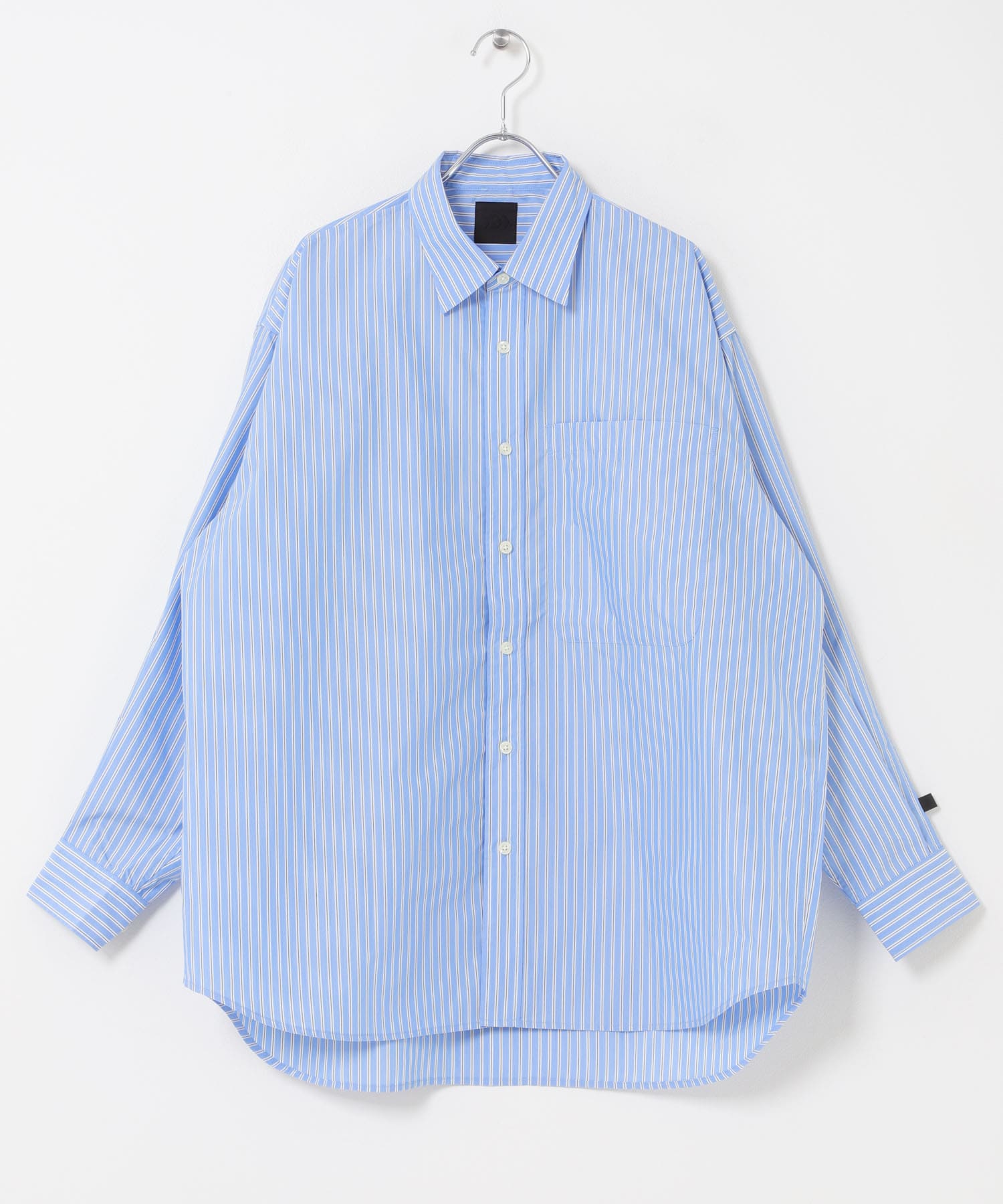DAIWA PIER39 TECH REGULAR COLLAR SHIRT L/S STRIPE(M SAX): トップス