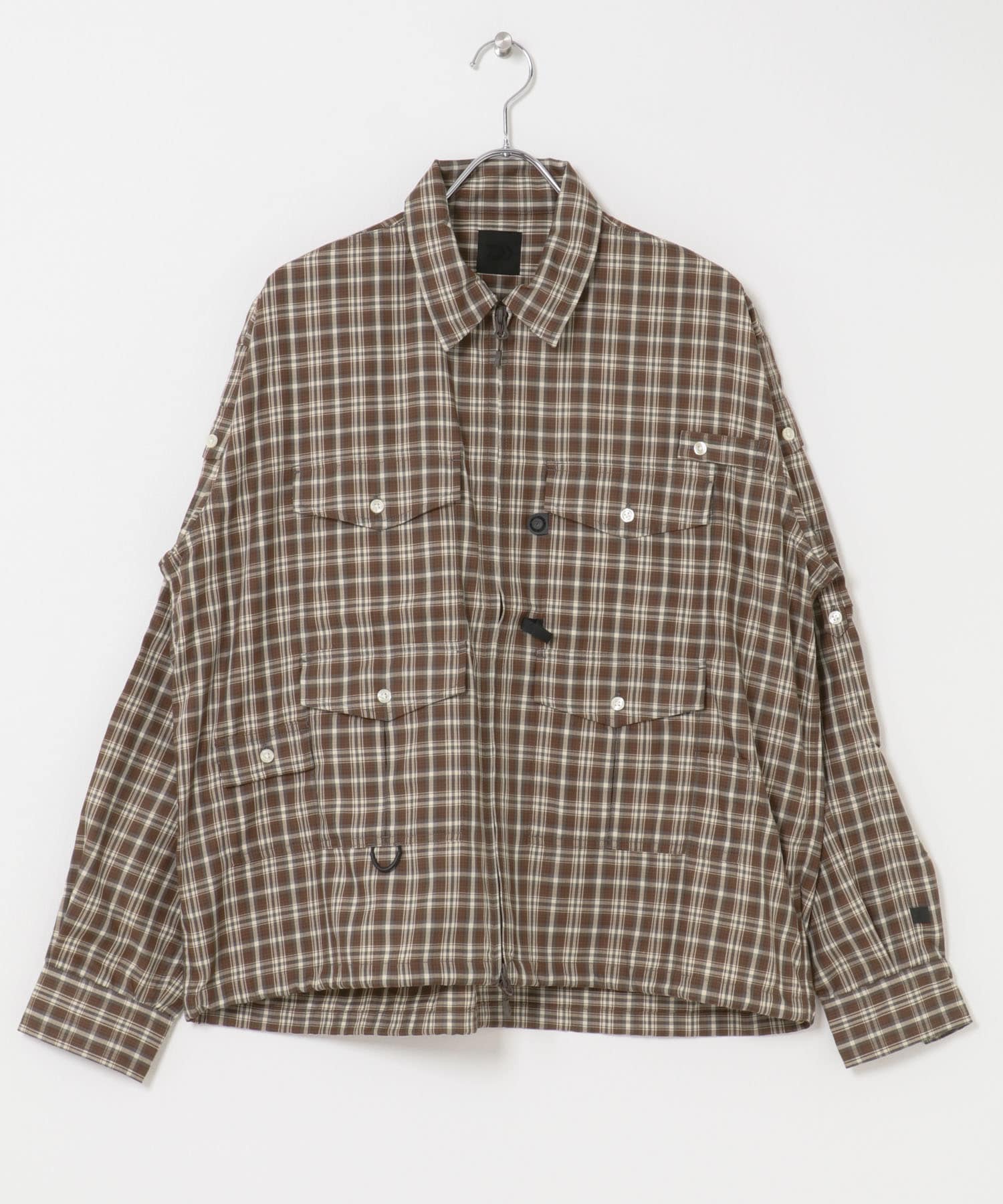 DAIWA PIER39　TECH ZIP ANGLER SHIRT L/S PLAIDS