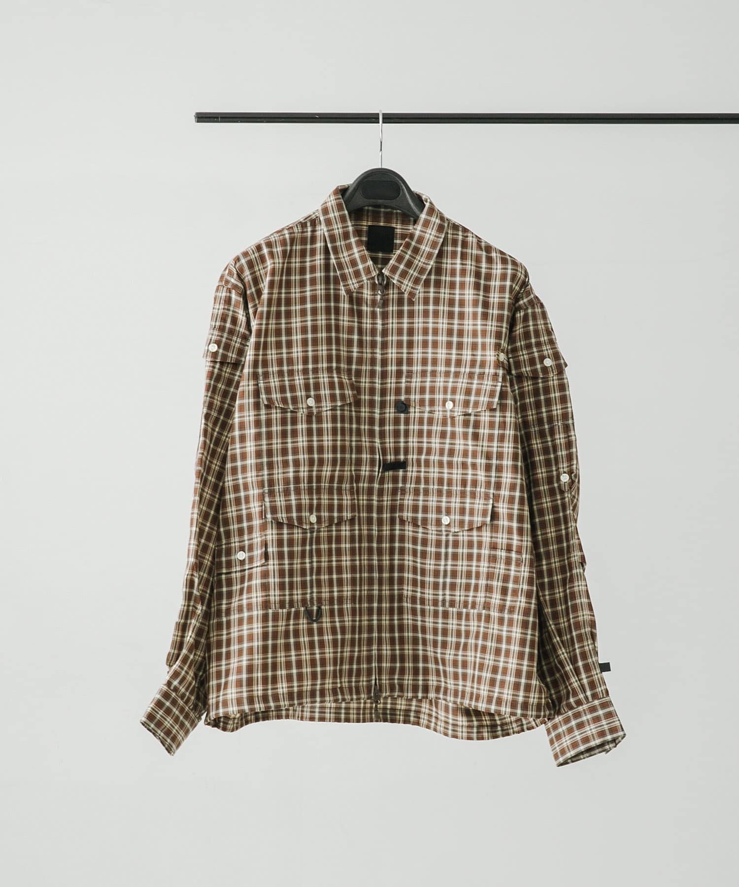 DAIWA PIER39　TECH ZIP ANGLER SHIRT L/S PLAIDS
