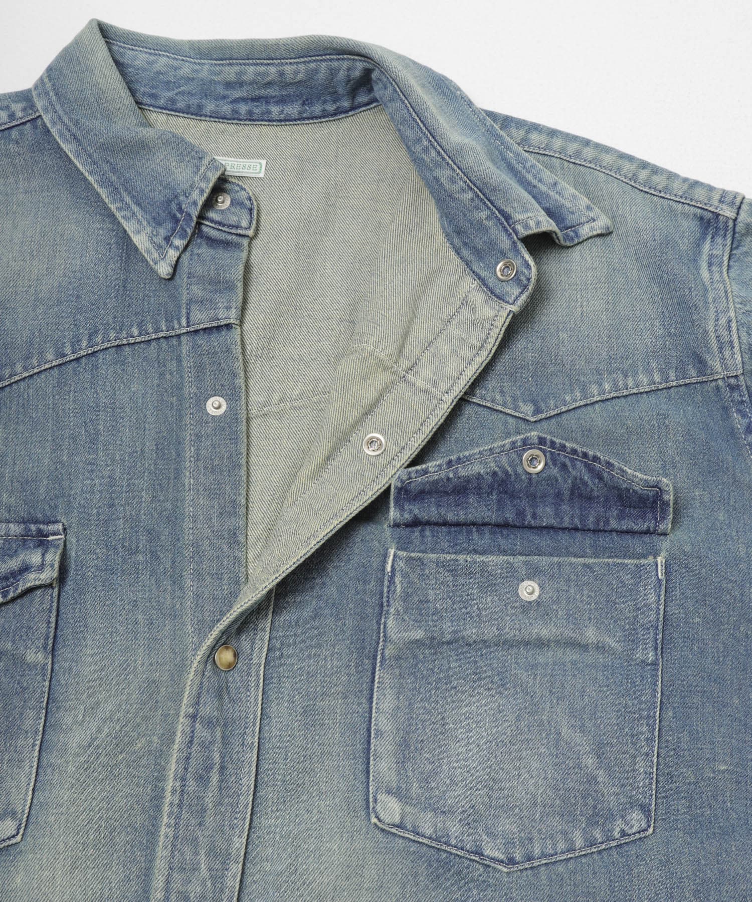 A PRESSE Vintage Western Denim Shirts(2 INDIGO): トップス｜URBAN