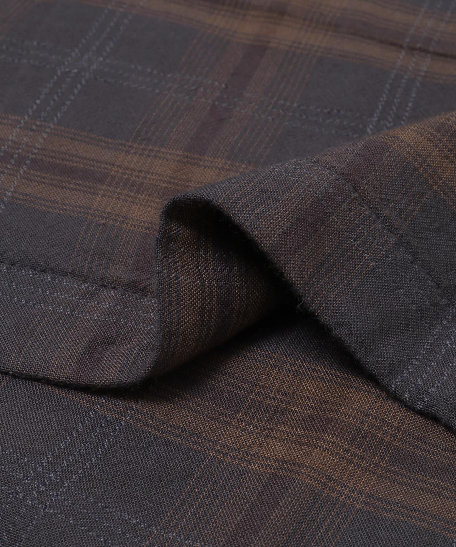 Unlikely　Shirts Cardigan Rayon Cha Plaids L