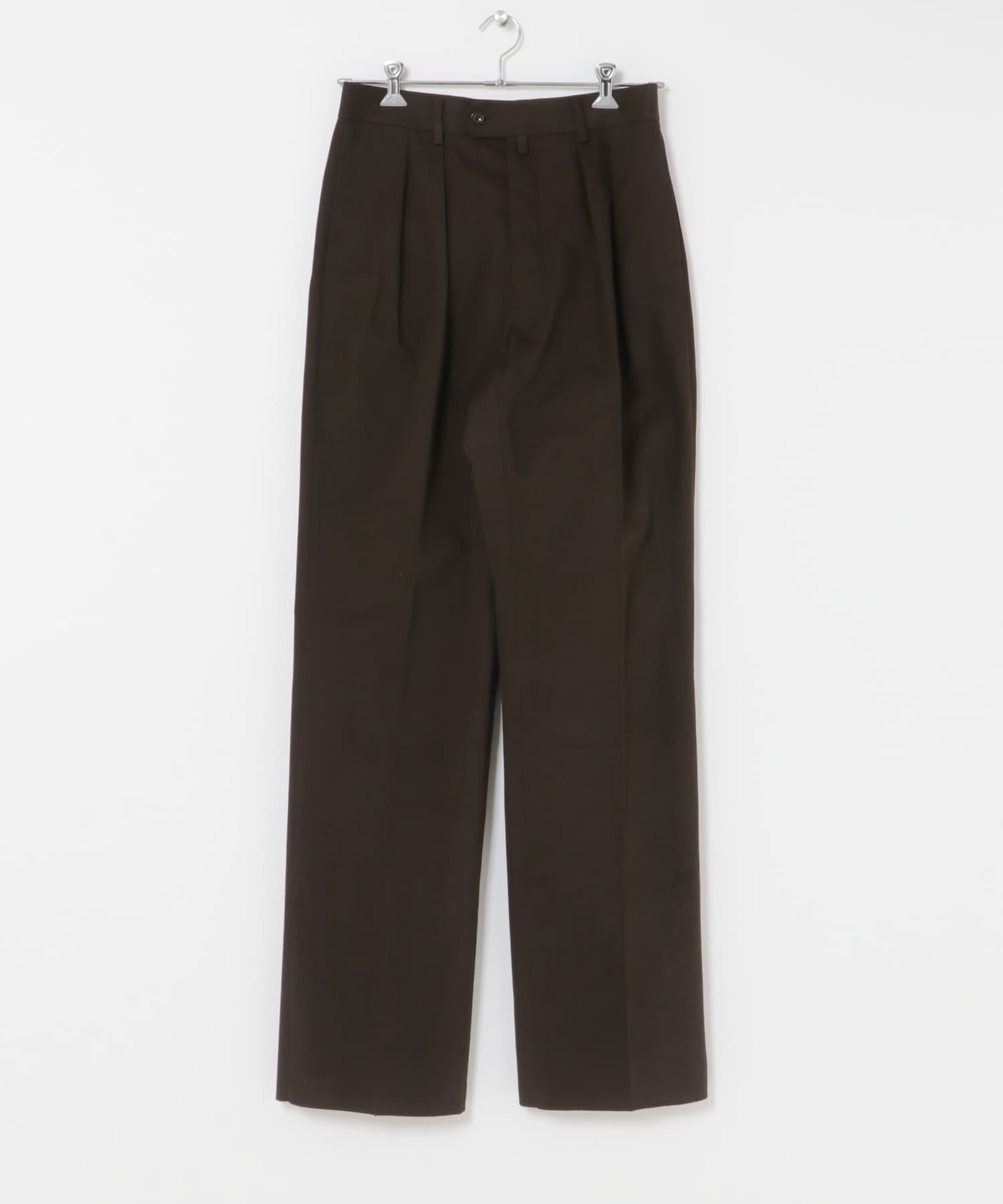 NEAT FRENCH COTTON DRILL WIDE(44 BROWN): ボトム｜URBAN RESEARCH