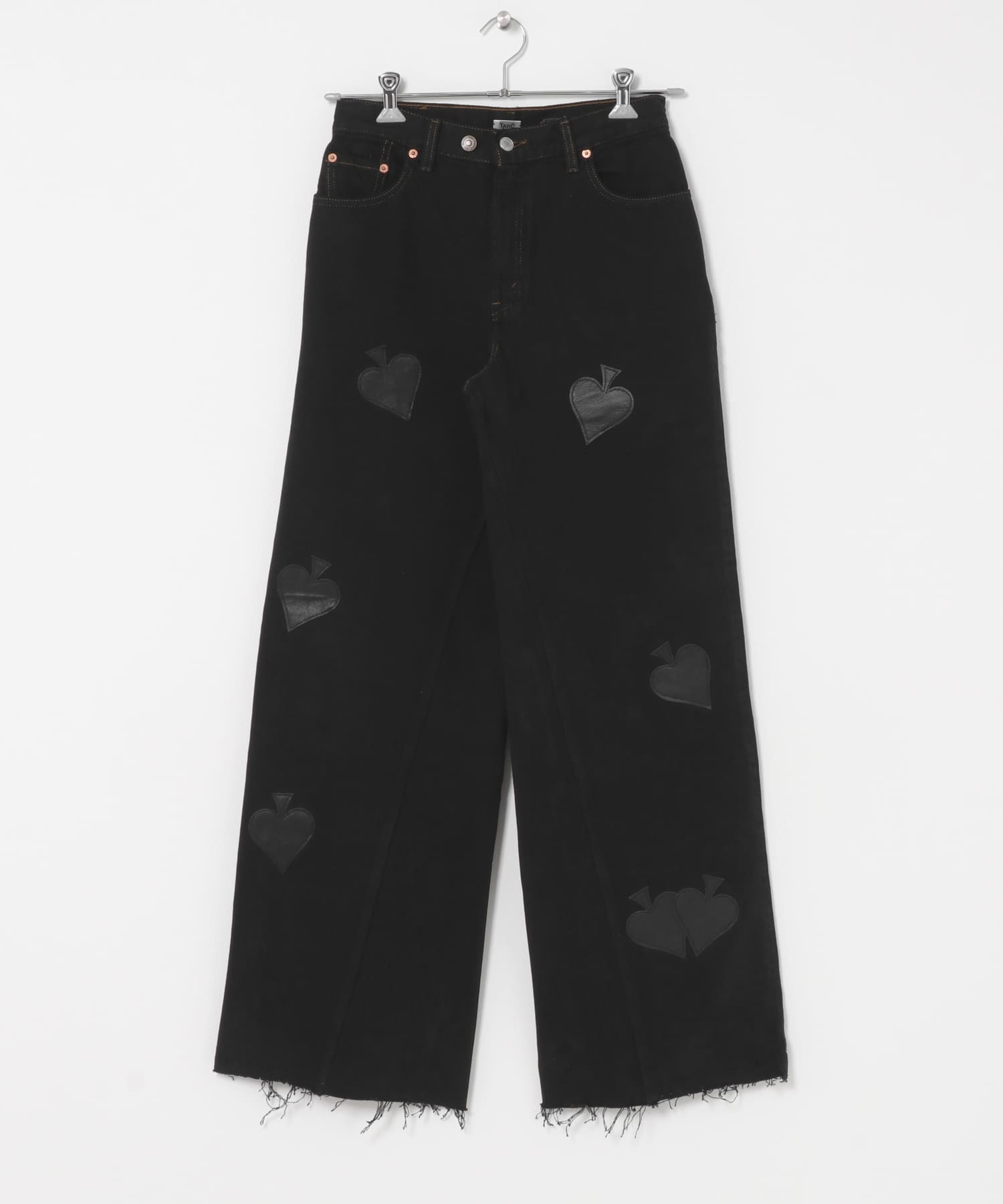 TanC TOKYO　W.SPADE PATCH BUGGY REMAKE BLACK DENIM