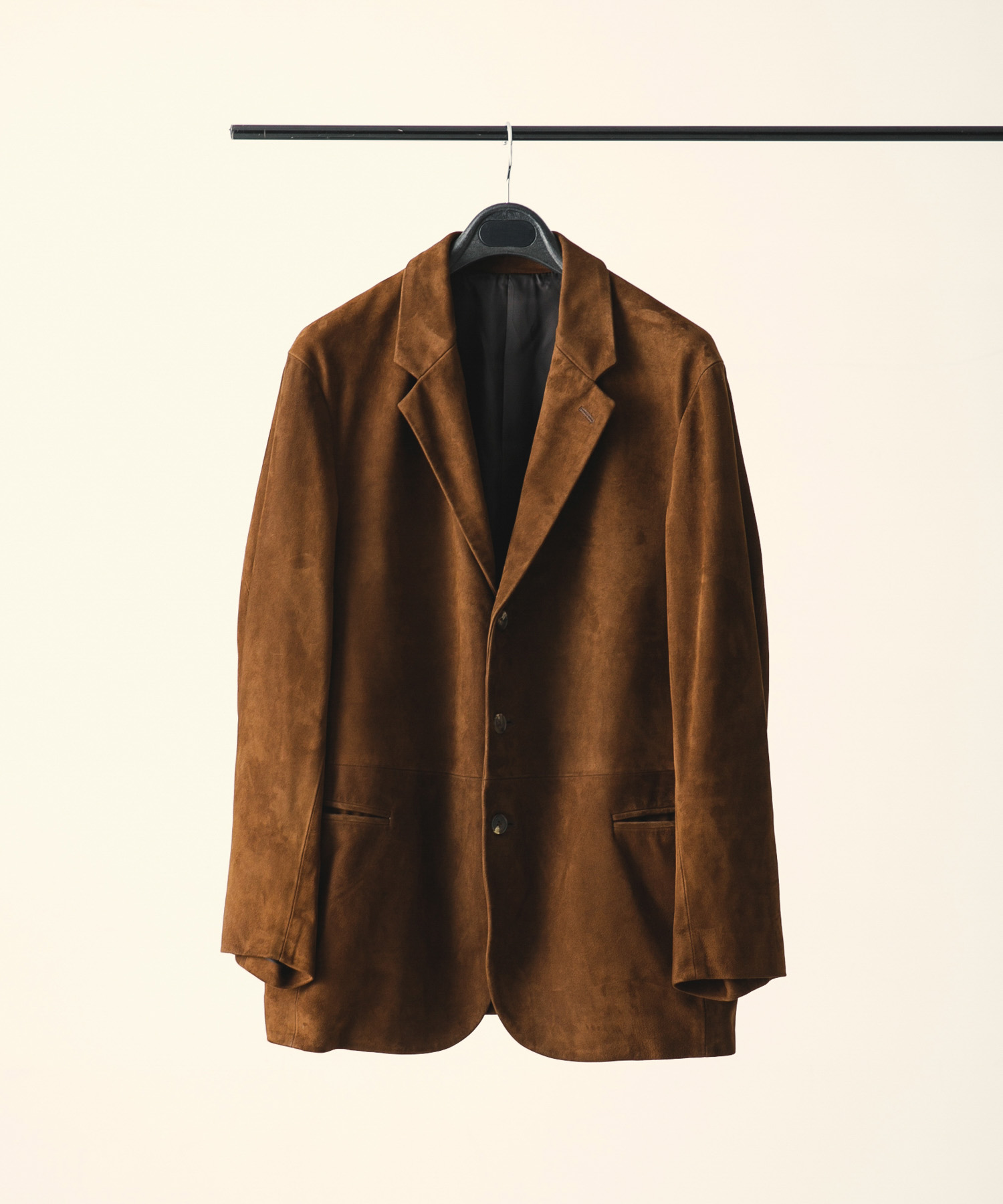 A PRESSE　Suede Leather Tailored Jacket