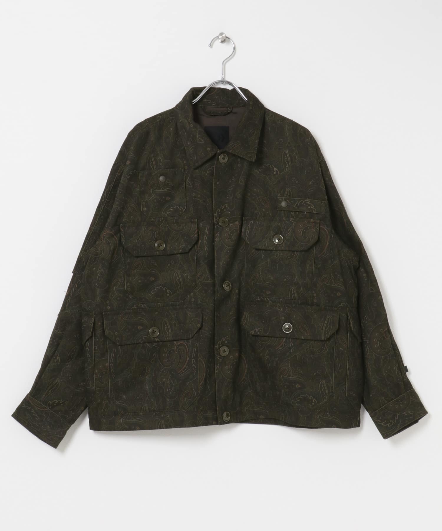 DAIWA PIER39　Ws TECH FLYING SHIRT CORDUROY PAISLEY