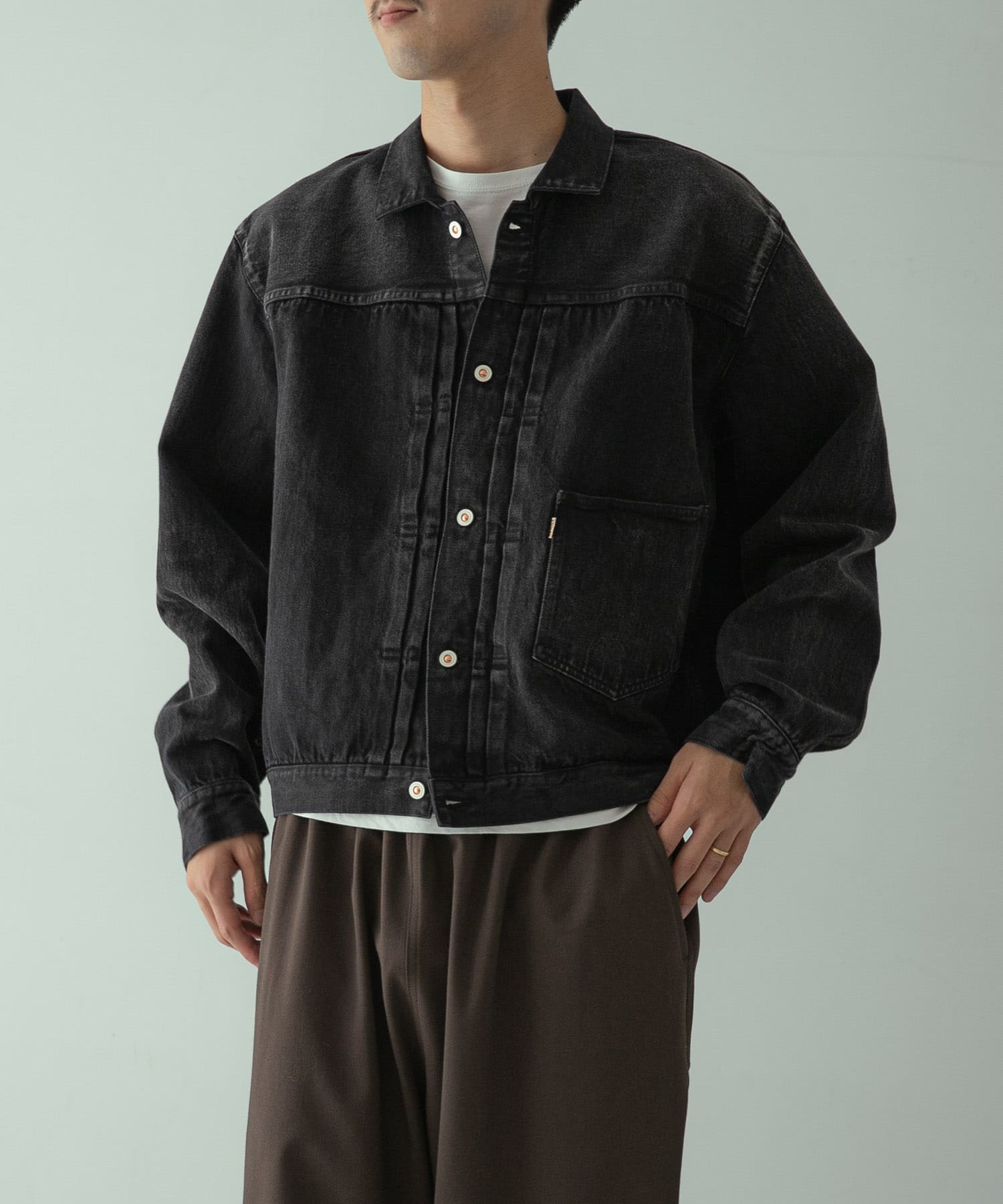 HERILL ISLANDDENIM XX JACKET(2 BLKVTGWORN): アウター｜URBAN