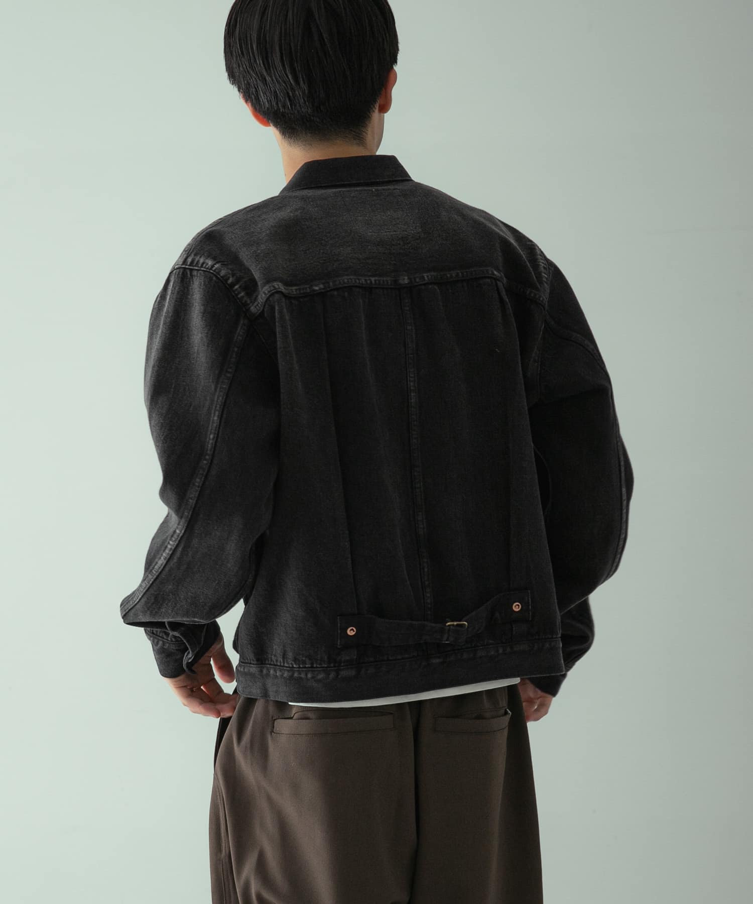 HERILL ISLANDDENIM XX JACKET(2 BLKVTGWORN): アウター｜URBAN