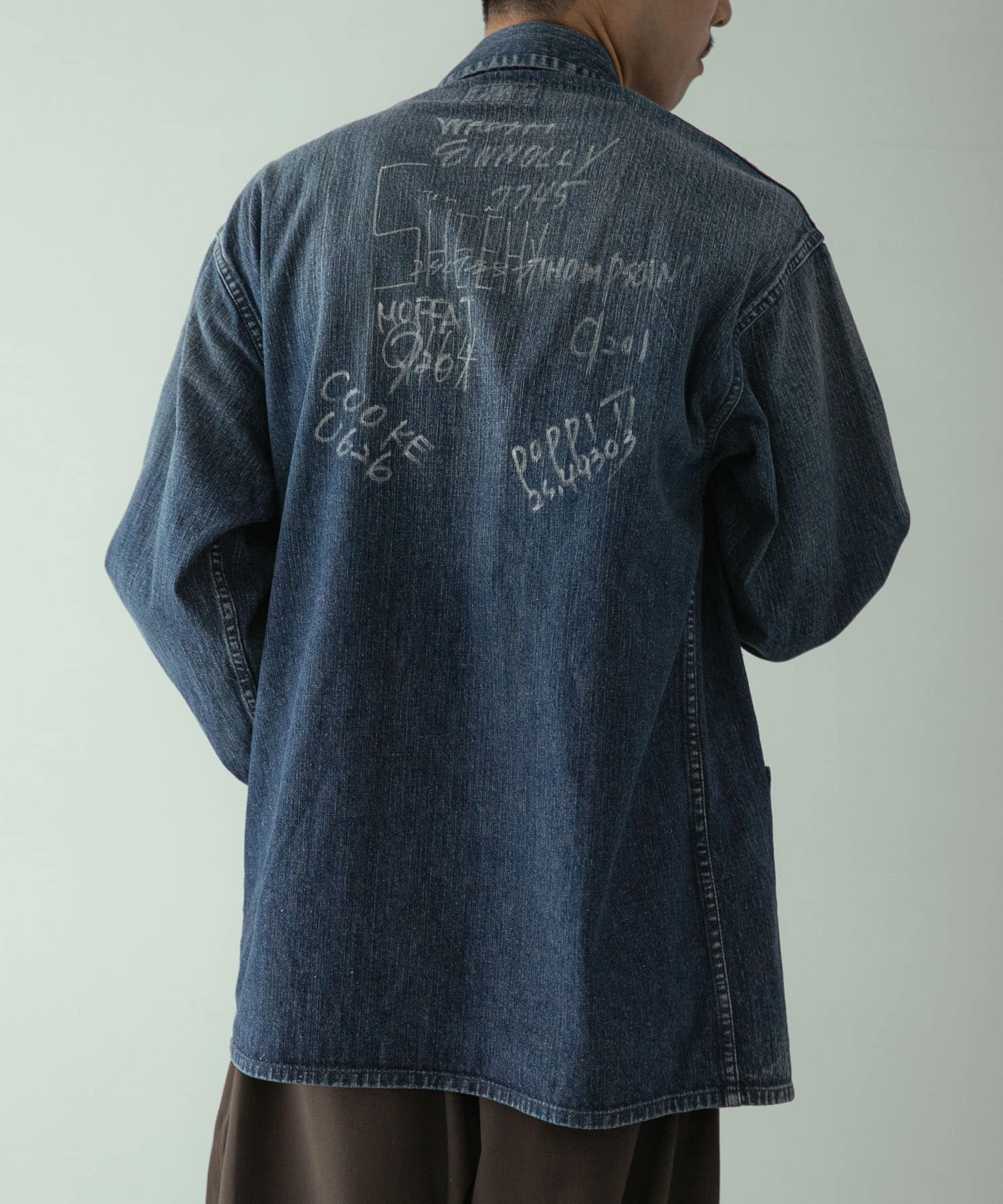 HERILL　NAVYDENIM CHOREJACKET