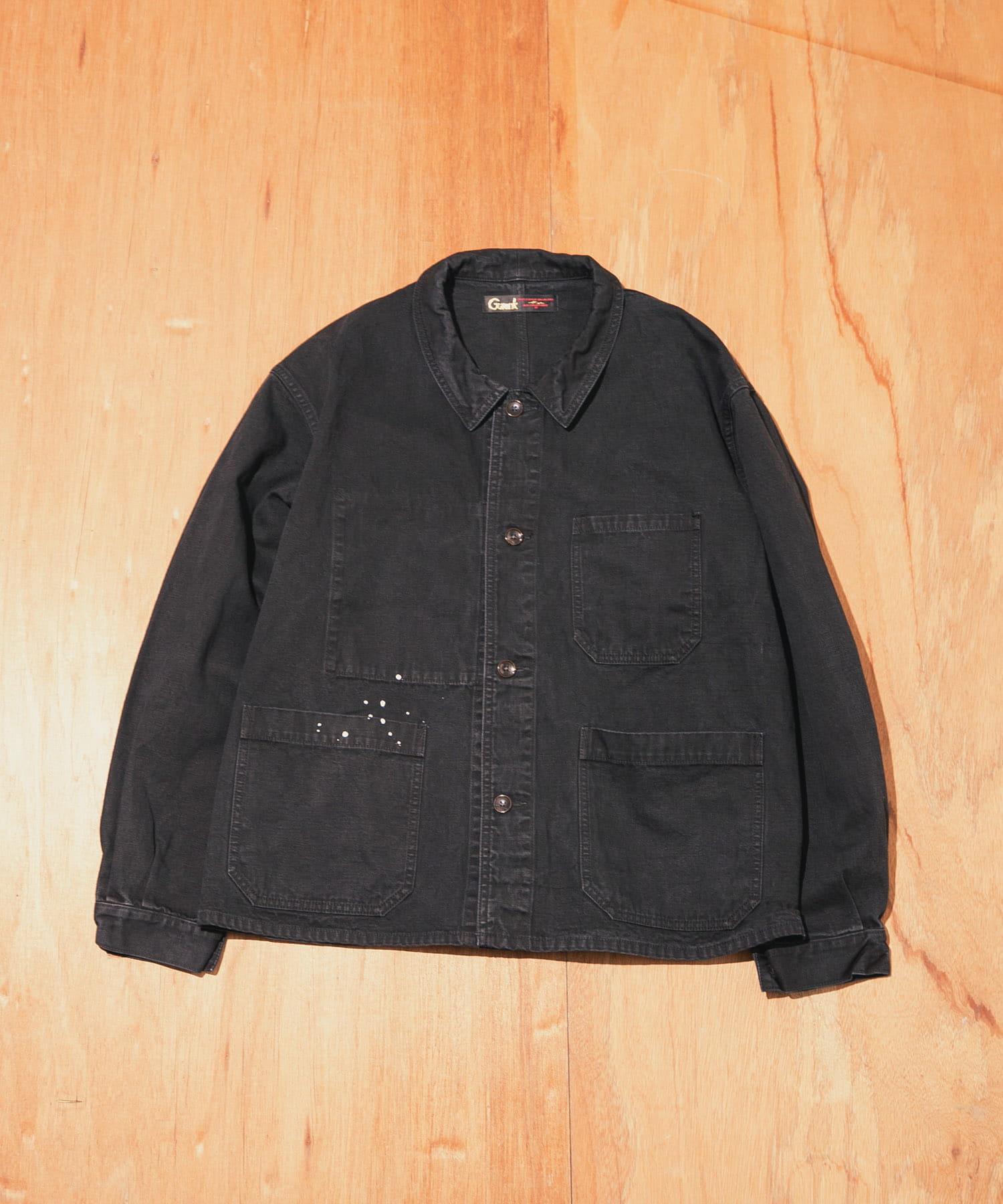 STILL BY HAND 12OZ DENIM JACKET(46 BLACK): アウター｜URBAN