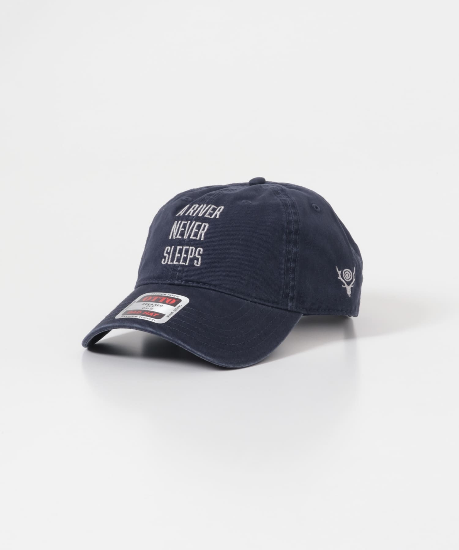 South2 West8　STRAP BACK CAP-A RIVER NEVER SLEEP