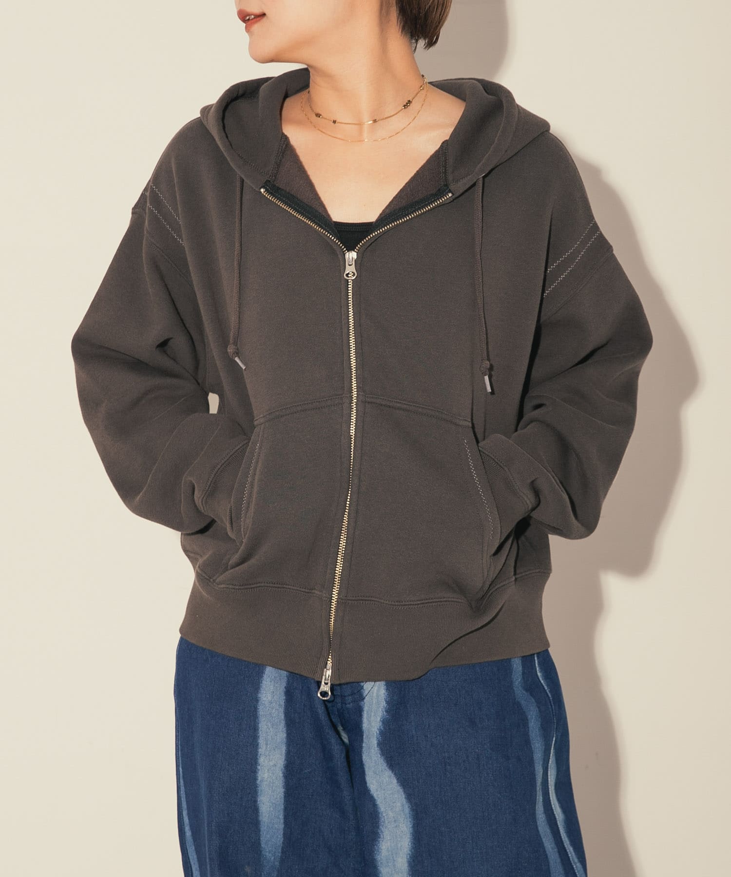 TanC TOKYO　FADE  SWEAT  ZIP HOODIE