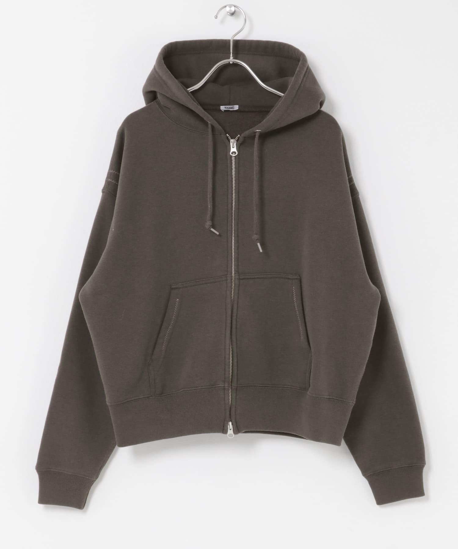 TanC TOKYO FADE SWEAT ZIP HOODIE(S CHARCOAL): トップス｜URBAN