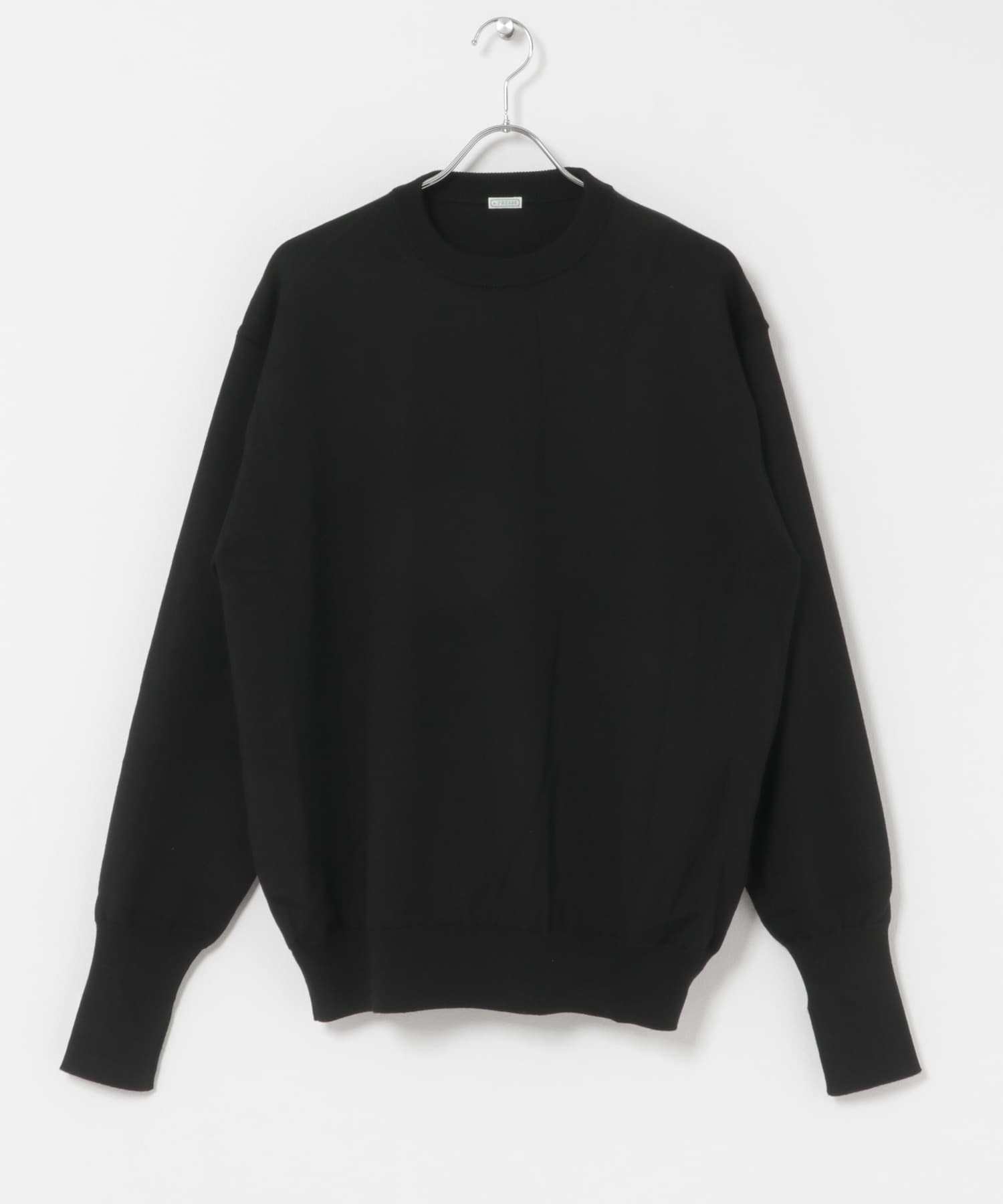 A PRESSE　Wool Knit Crew Neck Sweater