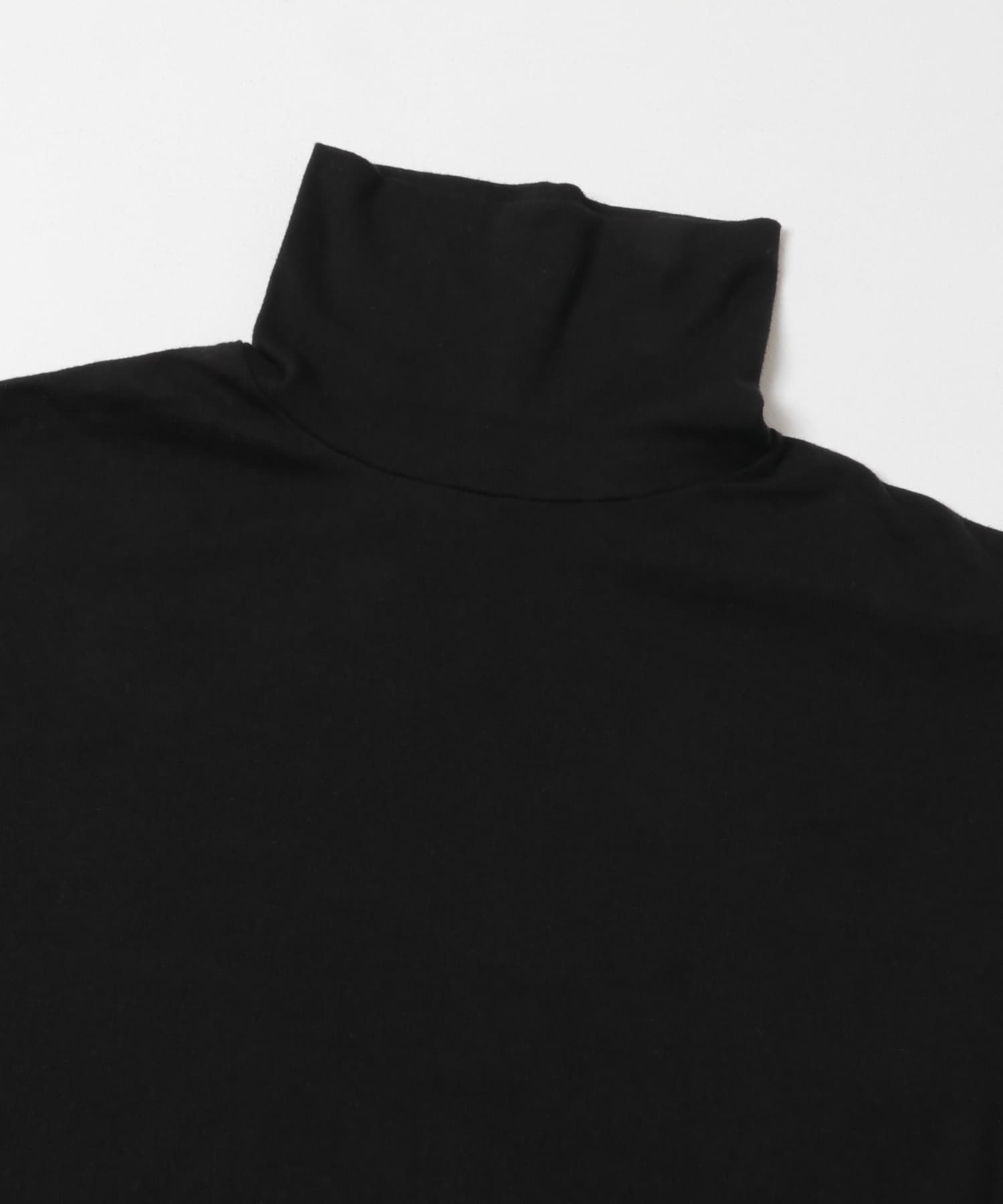 HERILL　COTTONCASHMERE TURTLENECKS BLACK 2