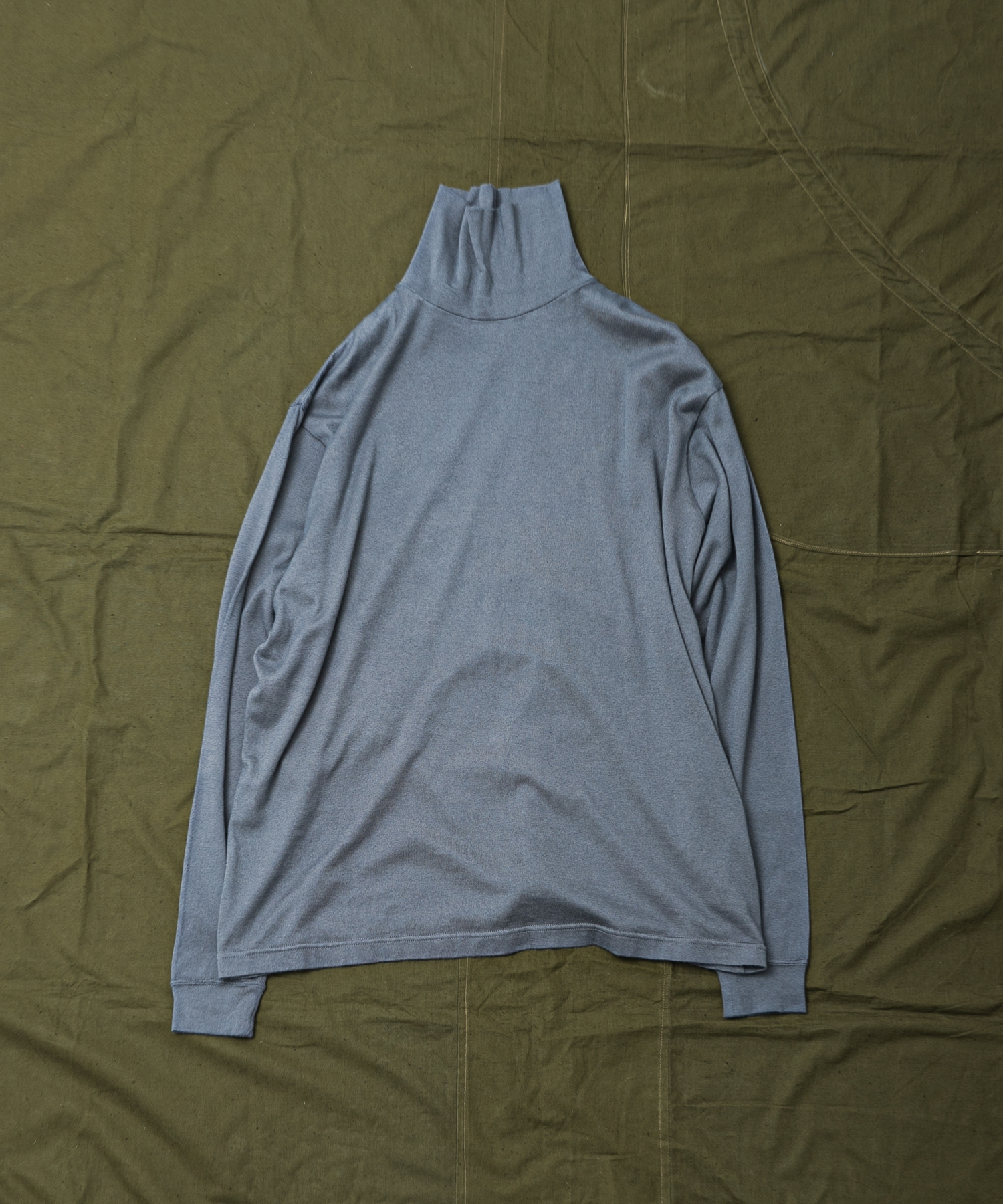 HERILL　COTTONCASHMERE TURTLENECKS GRAY 2