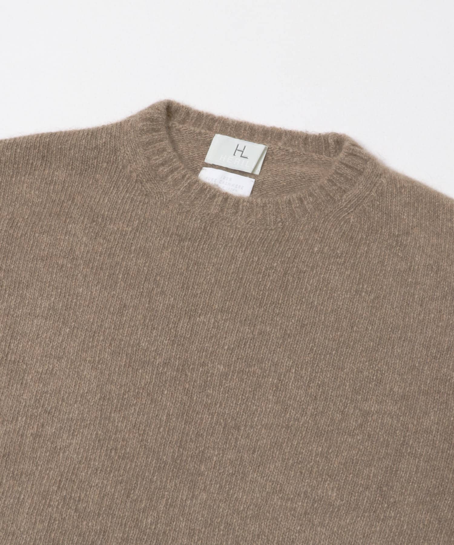 HERILL　RIGIDCASHMERE PULLOVER NATURAL 2