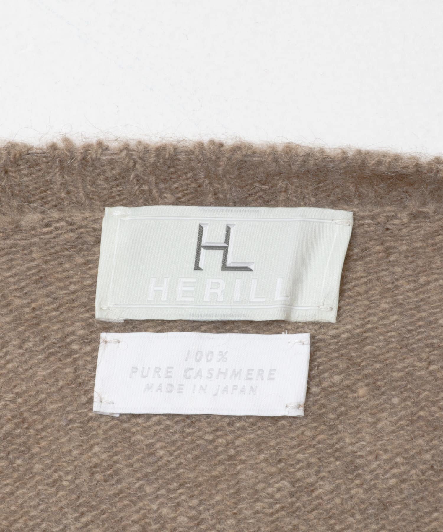HERILL　RIGIDCASHMERE PULLOVER NATURAL 2