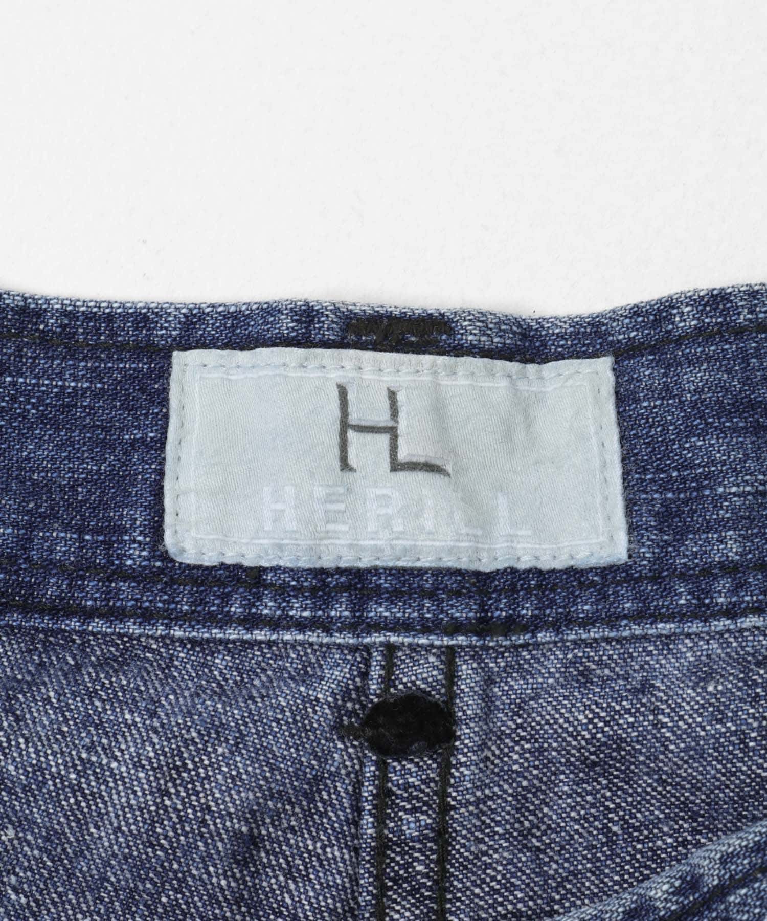 HERILL　W.NAVYdenim UTILITY PANTS 1/VTGWORN 0