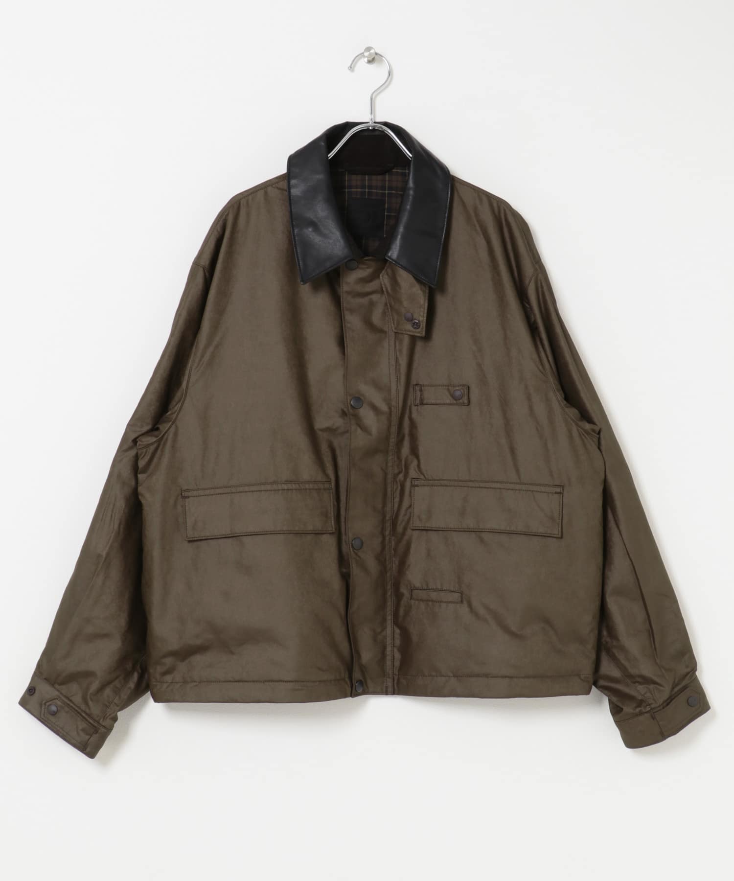 DAIWA PIER39　TECH BRITISH SHORT HUNTER JACKET D.BROWN M