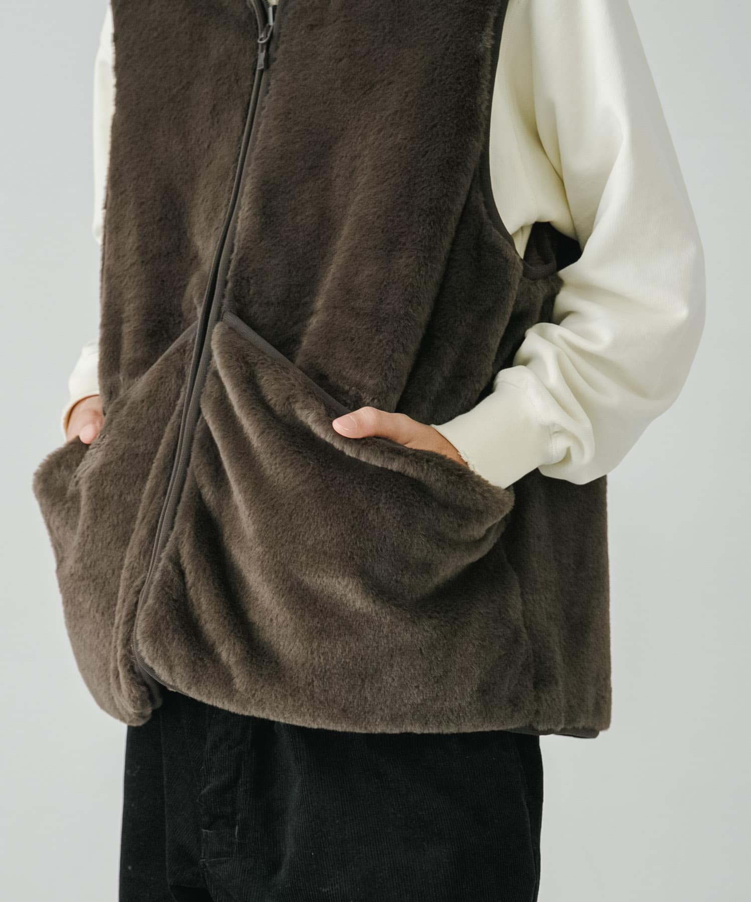 model : 181cm 着用サイズ : L