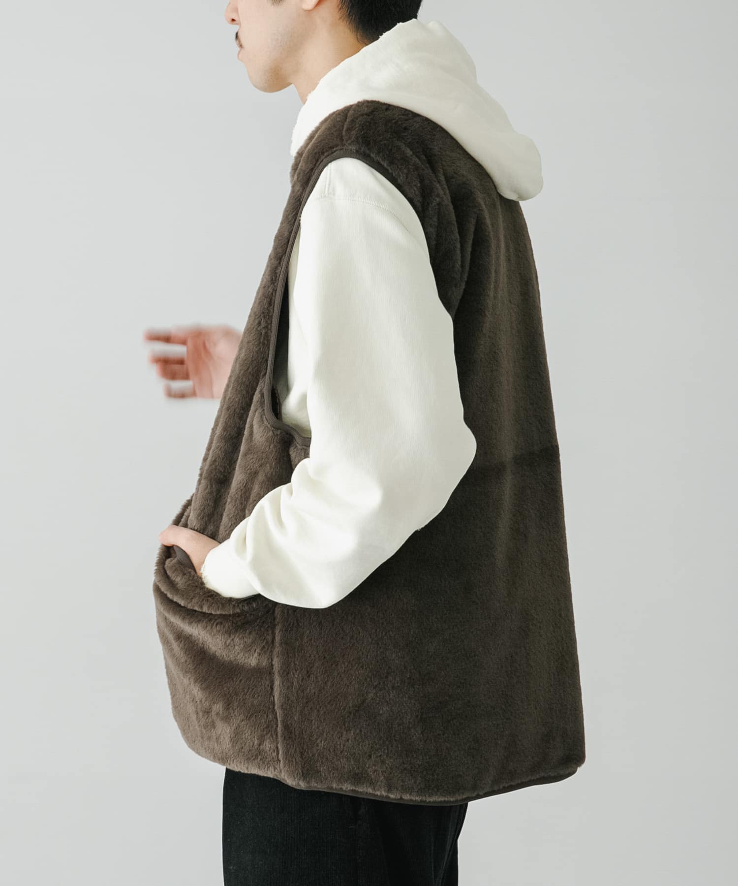 model : 181cm 着用サイズ : L