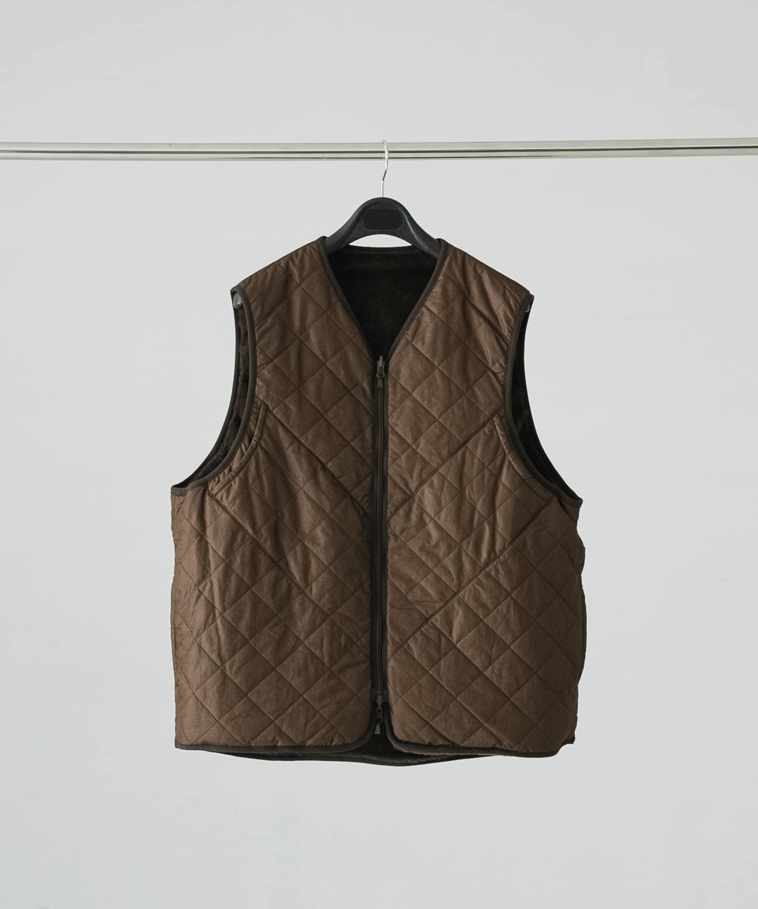 DAIWA PIER39　TECH BRITISH HUNTER FUR VEST D.BROWN M