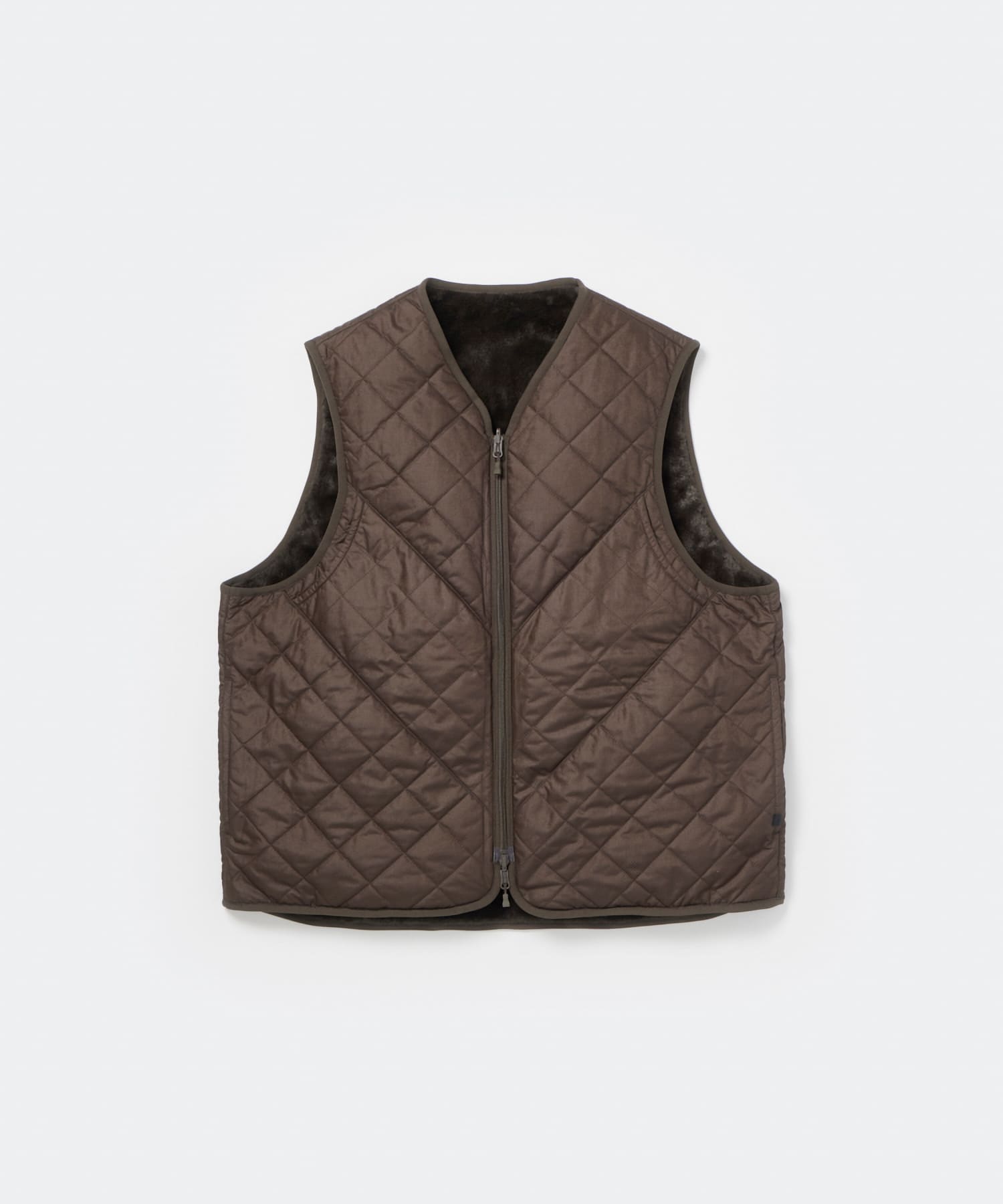 DAIWA PIER39　TECH BRITISH HUNTER FUR VEST D.BROWN M