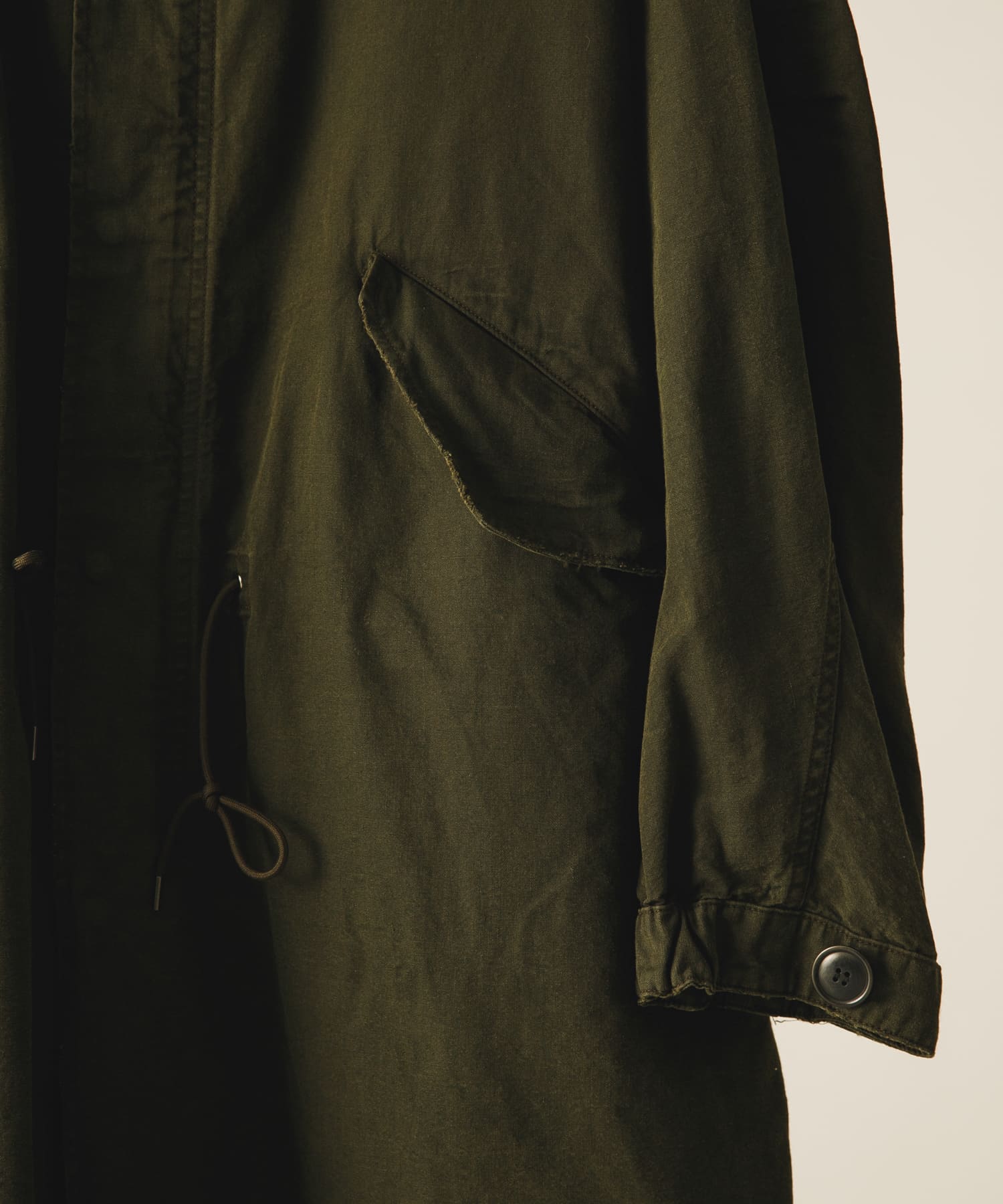 A PRESSE Vintage Washed Wool M-65 Field Parka(2 OLIVE): アウター