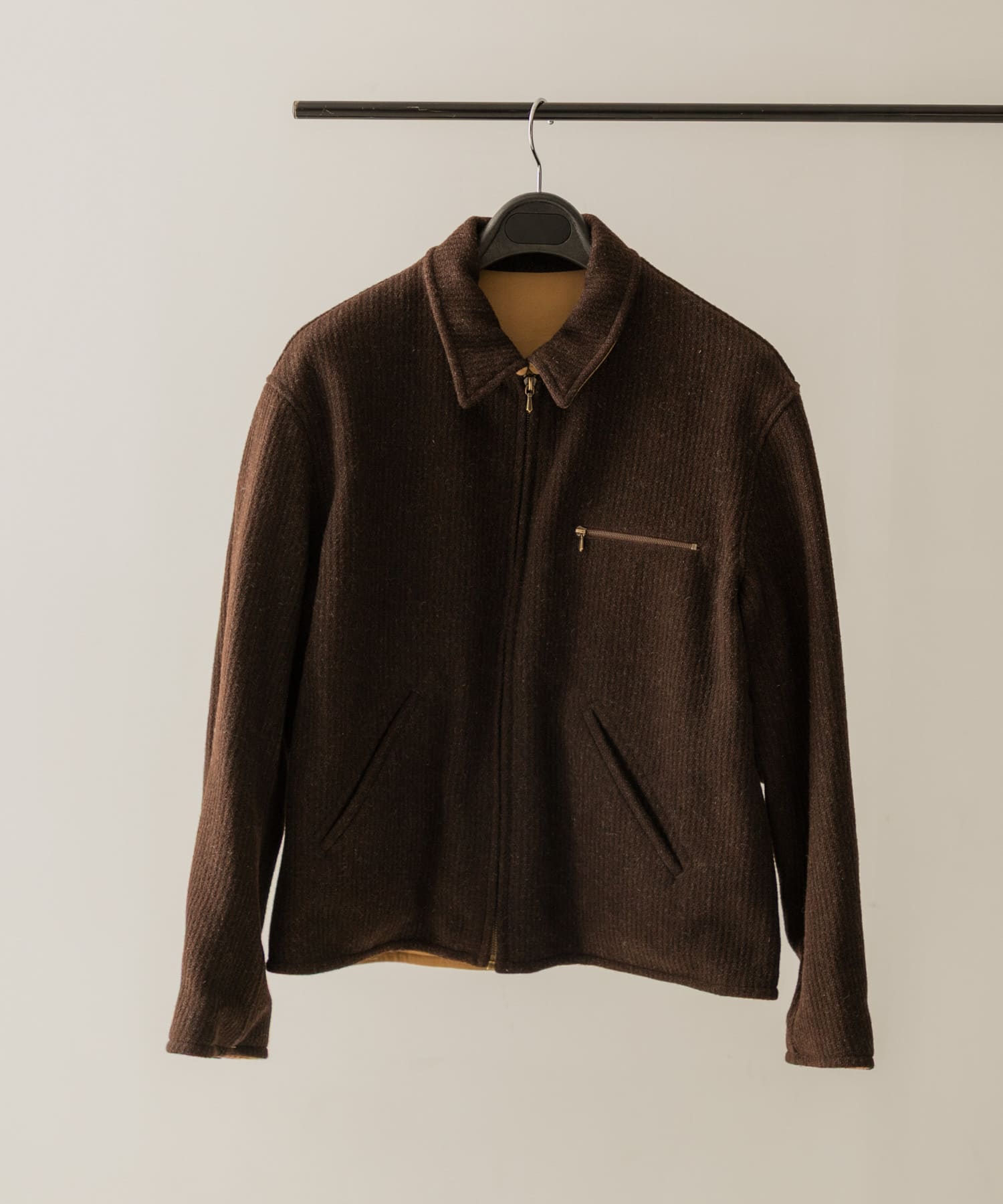 A PRESSE　Vintage Wool Cashmere Corduroy Sports Jacket
