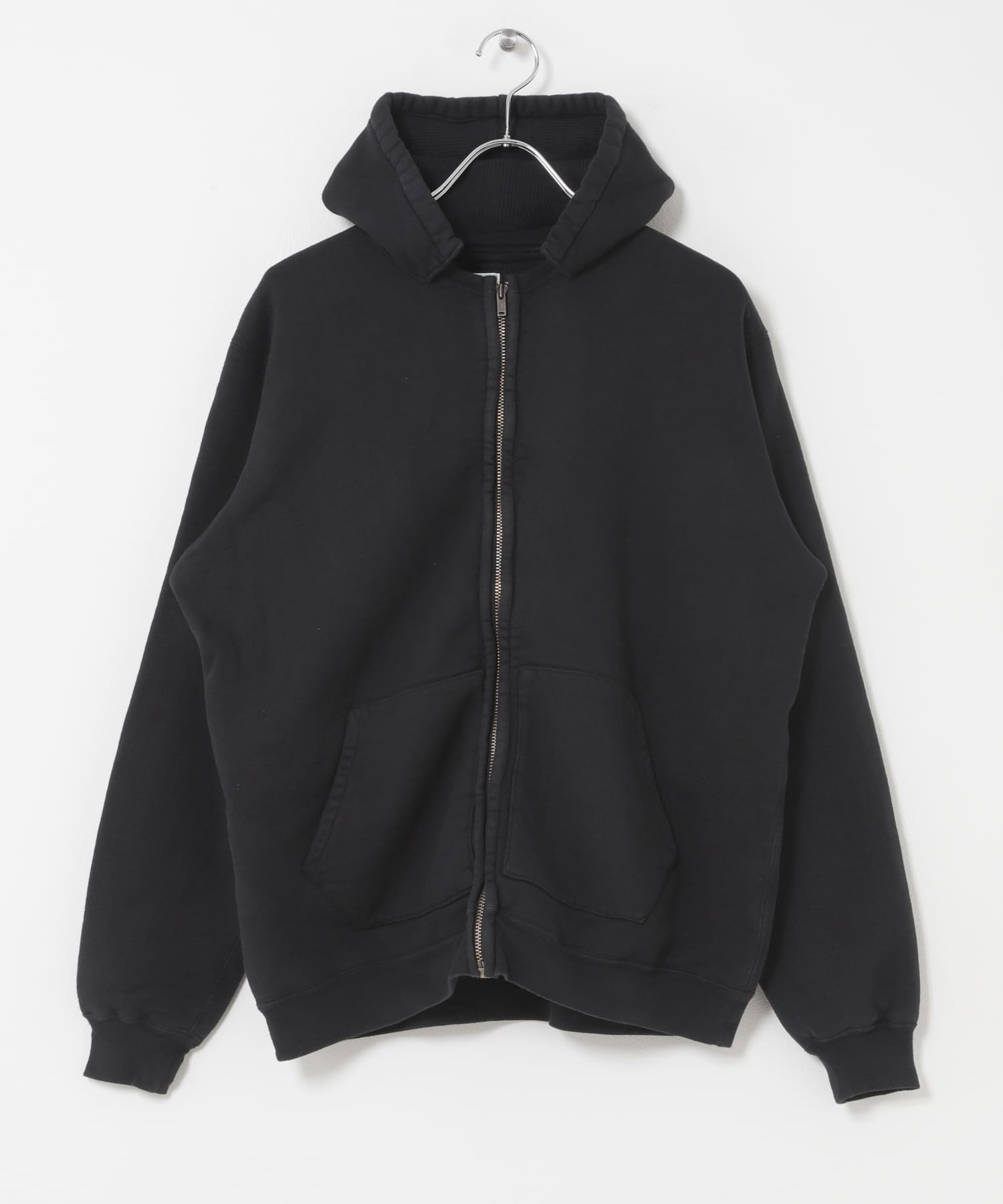 A PRESSE　Vintage Attached Hood Zip Parka