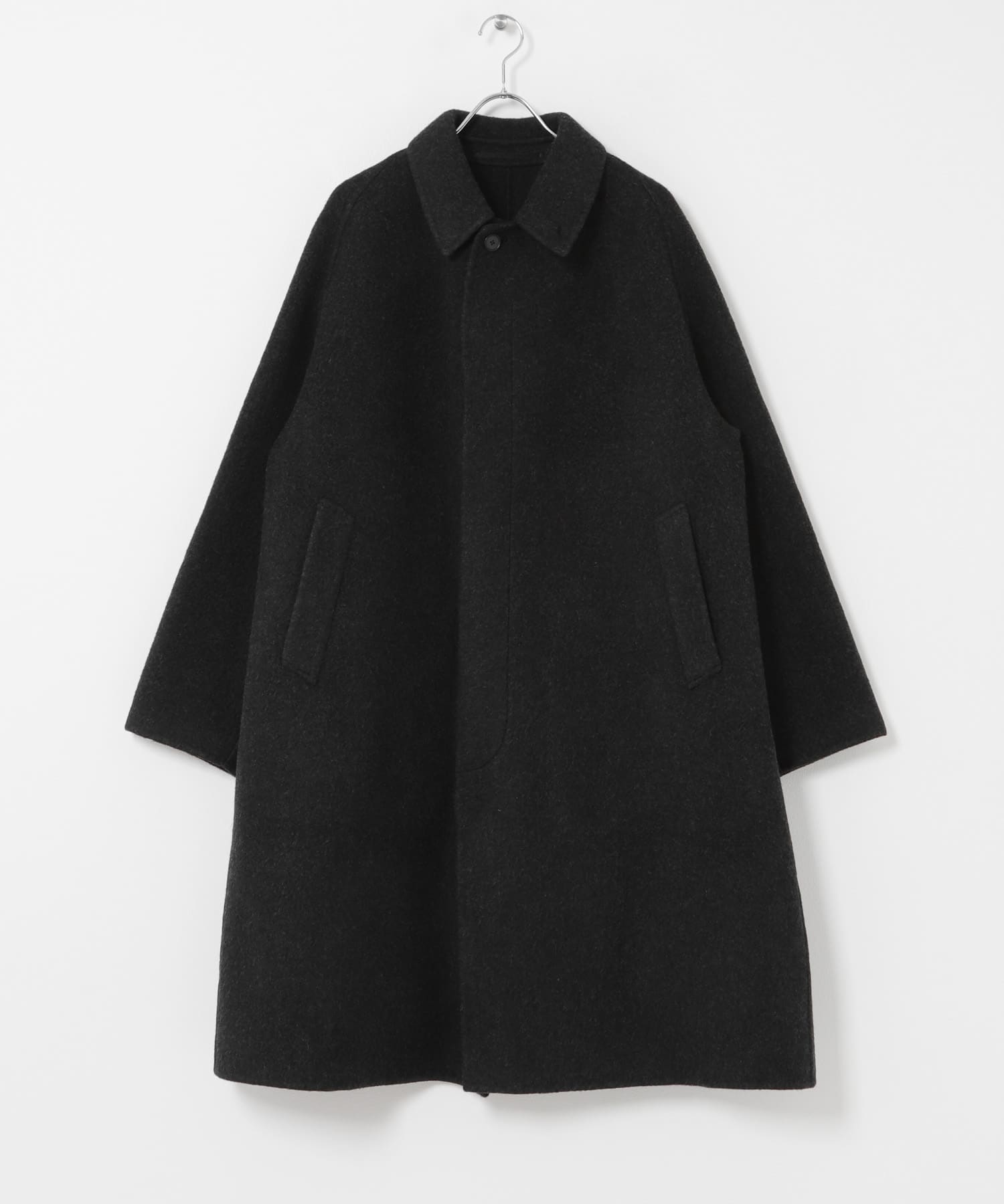 A PRESSE　Cashmere Melton Long Coat