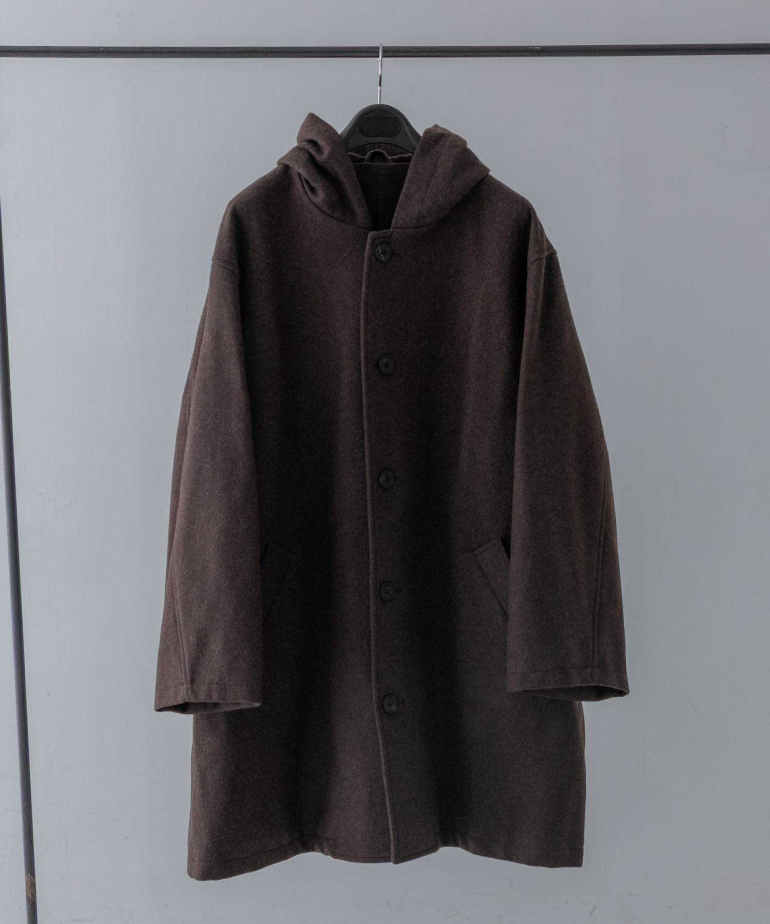 THE DAY　MELTON HOODED COAT