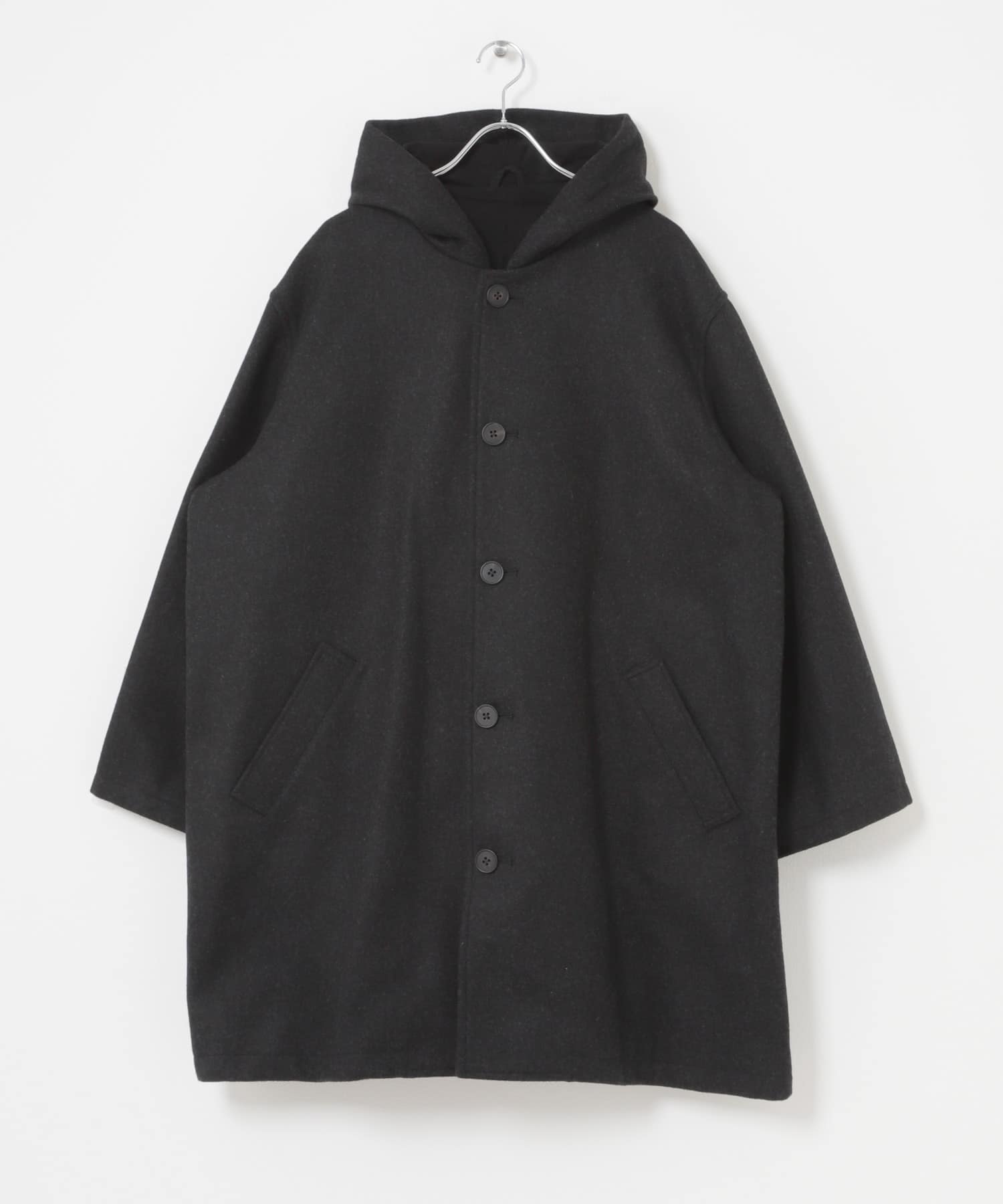 THE DAY　MELTON HOODED COAT