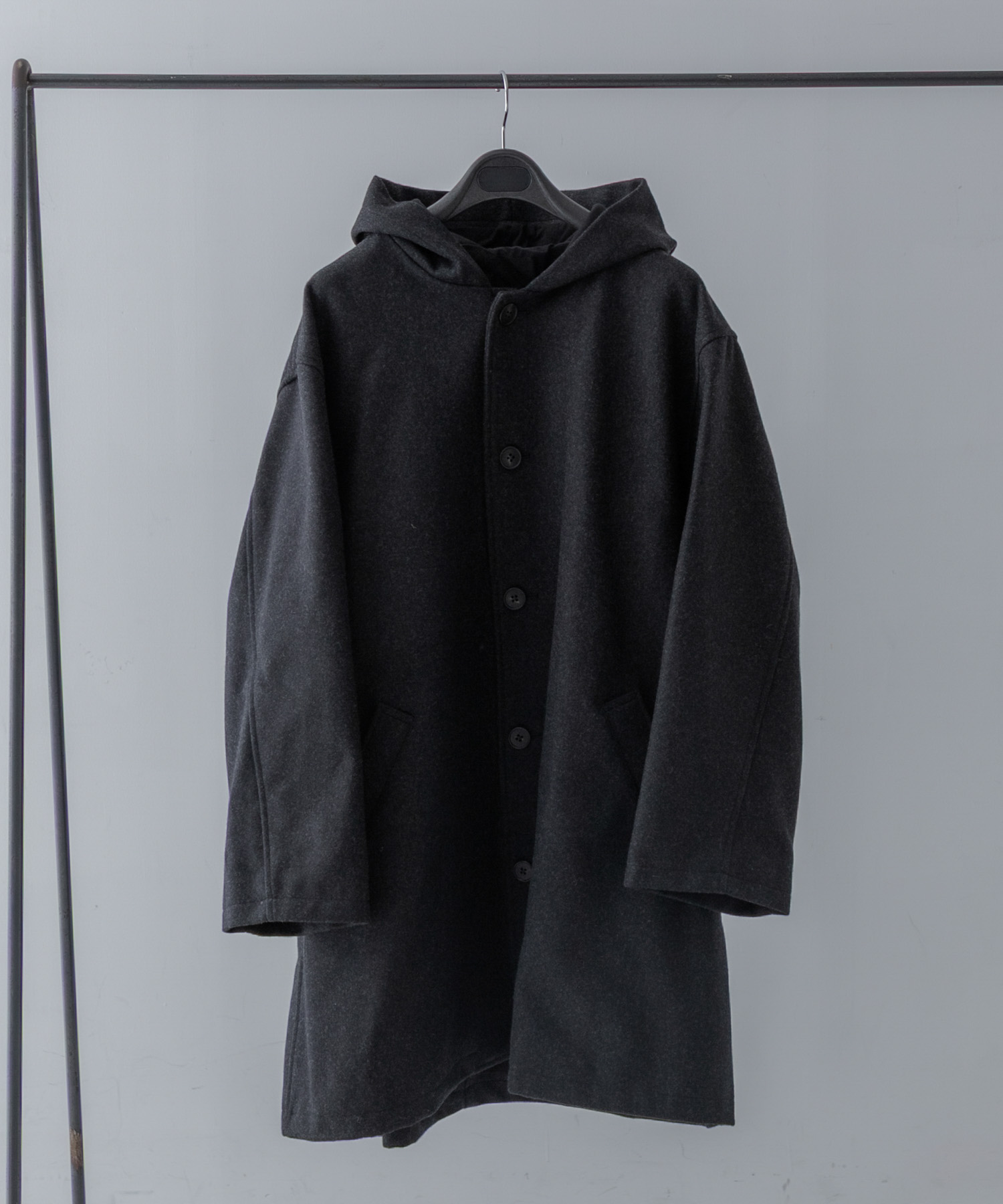 THE DAY　MELTON HOODED COAT