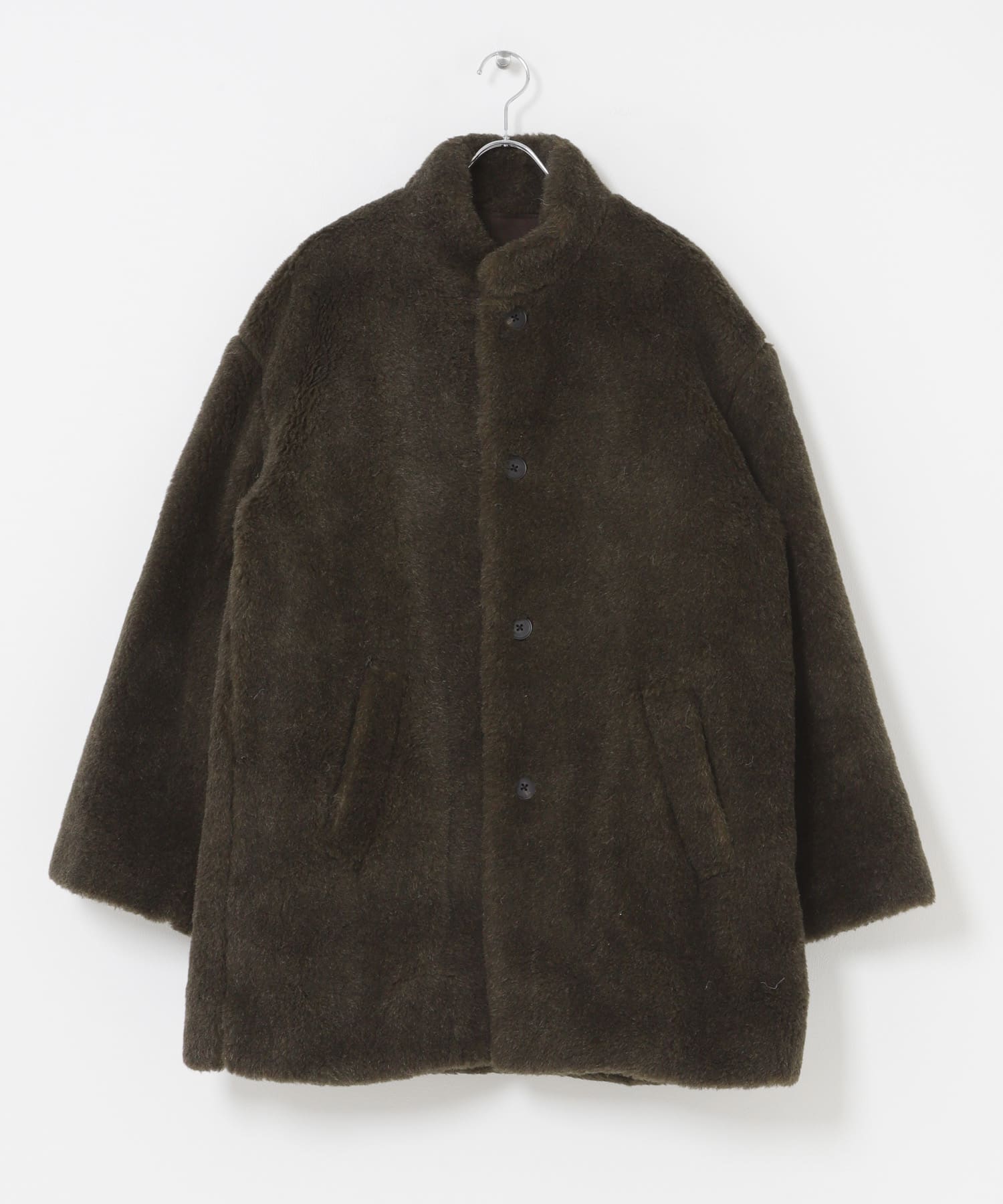 THE DAY　ALPACA WOOL PILE COAT