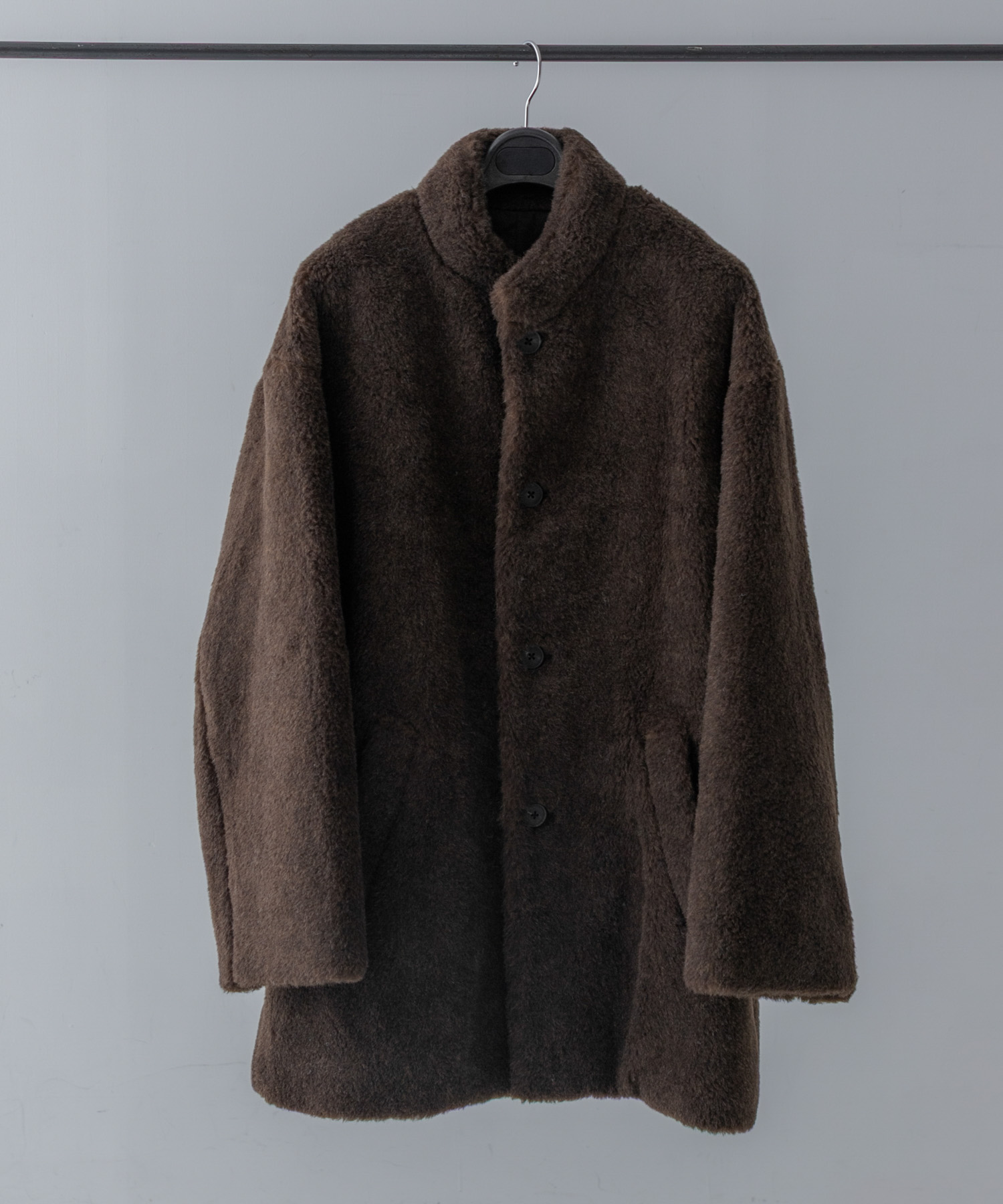 THE DAY　ALPACA WOOL PILE COAT